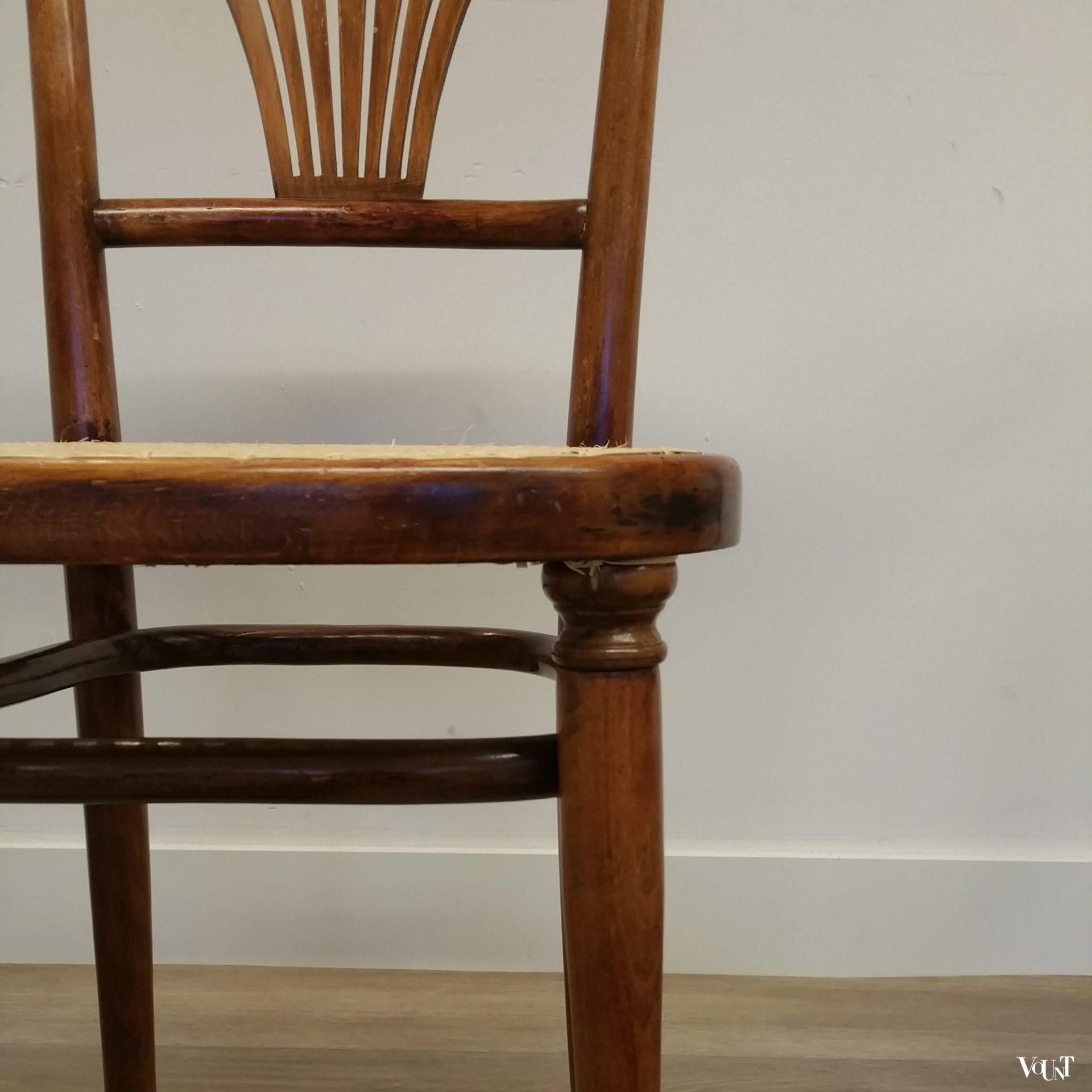 Set van 4 Thonet-stoelen nr. 221, rond 1900