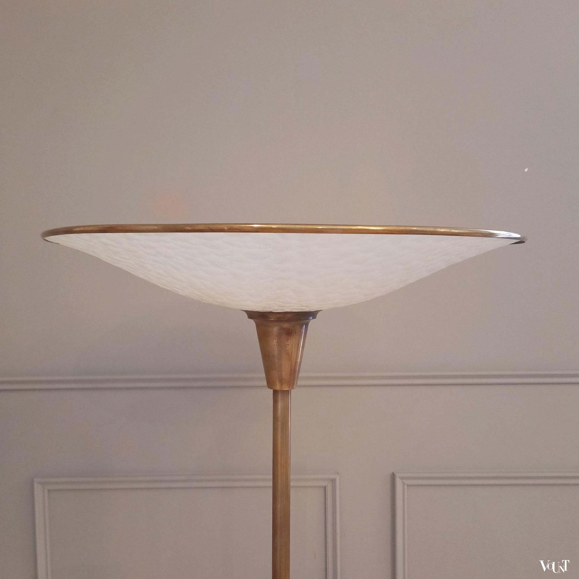 Art deco uplighter vloerlamp, jaren '30
