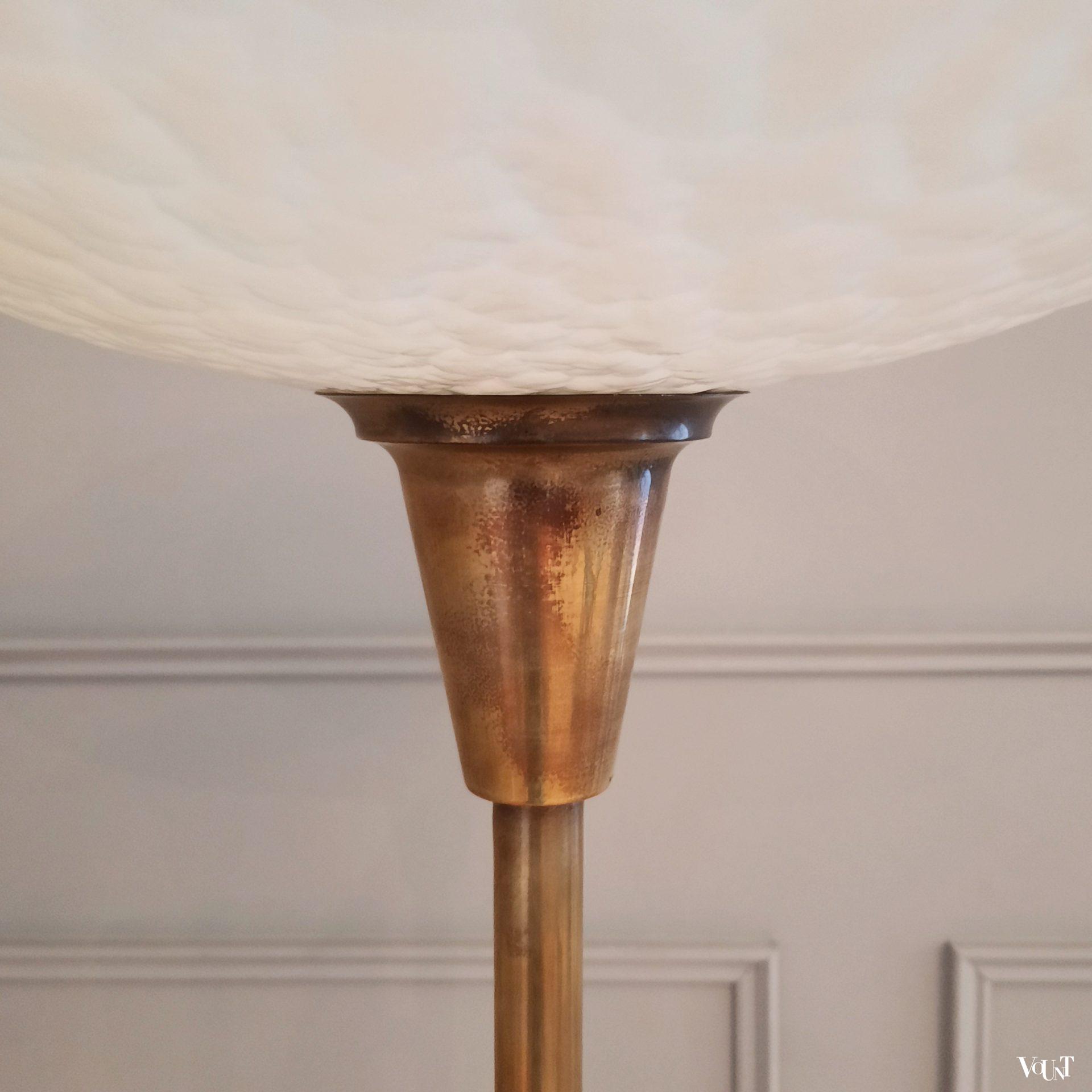 Art deco uplighter vloerlamp, jaren '30