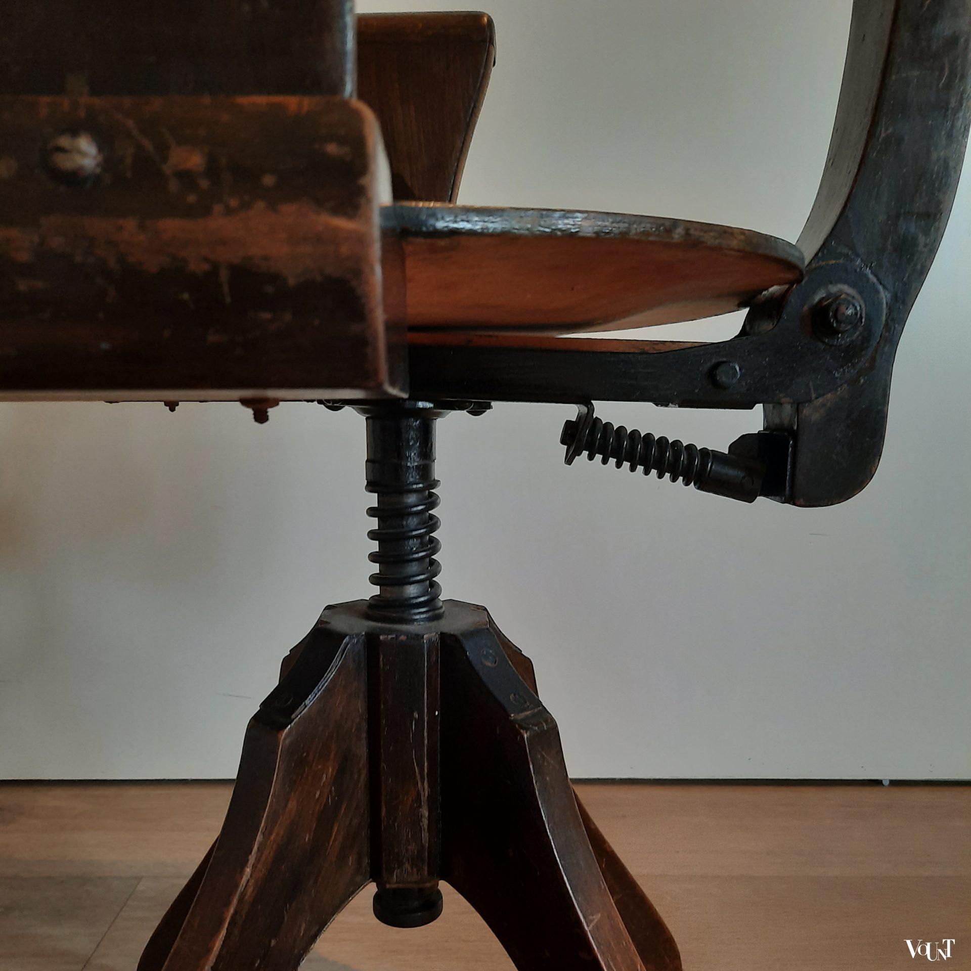 Art deco bureaustoel, jaren '20/'30