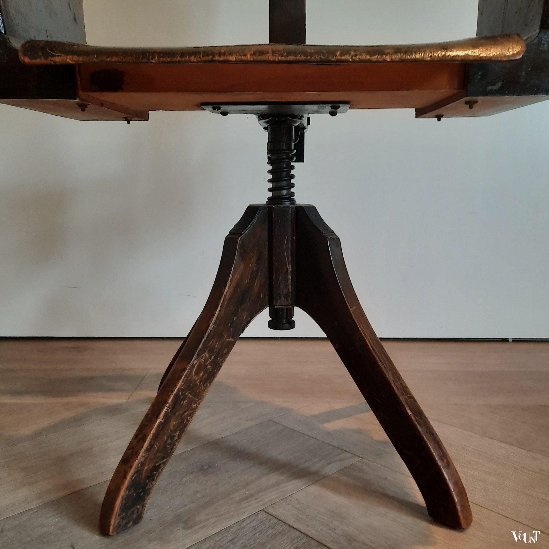 Art deco bureaustoel, jaren '20/'30