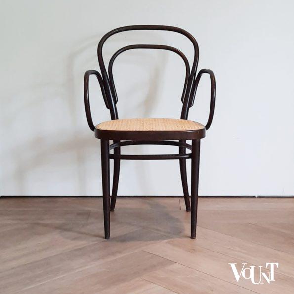 Set van 4 Thonet-stoelen nr. 214, jaren '70