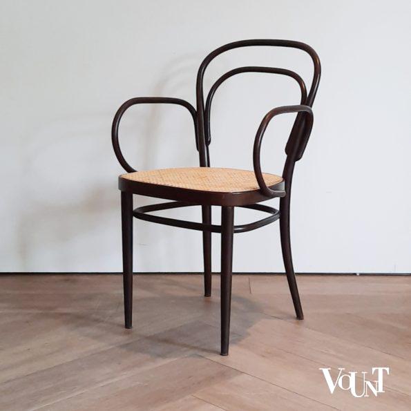Set van 4 Thonet-stoelen nr. 214, jaren '70