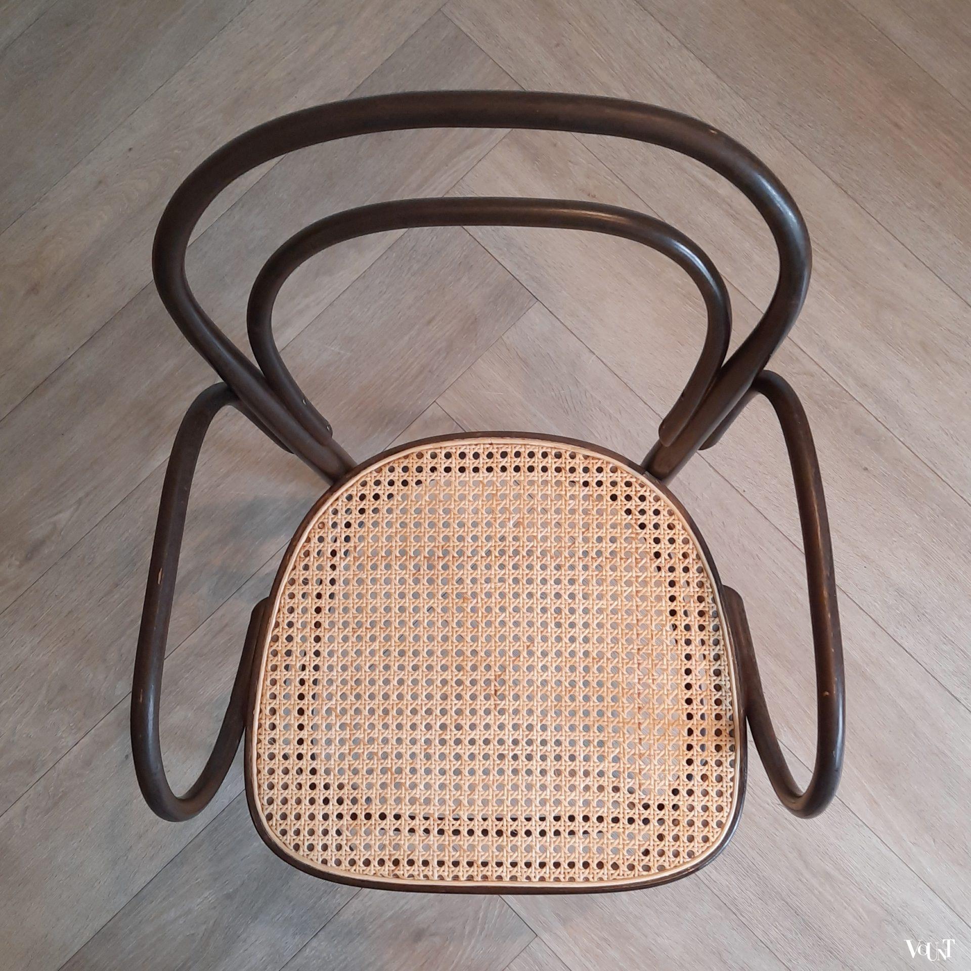 Set van 4 Thonet-stoelen nr. 214, jaren '70