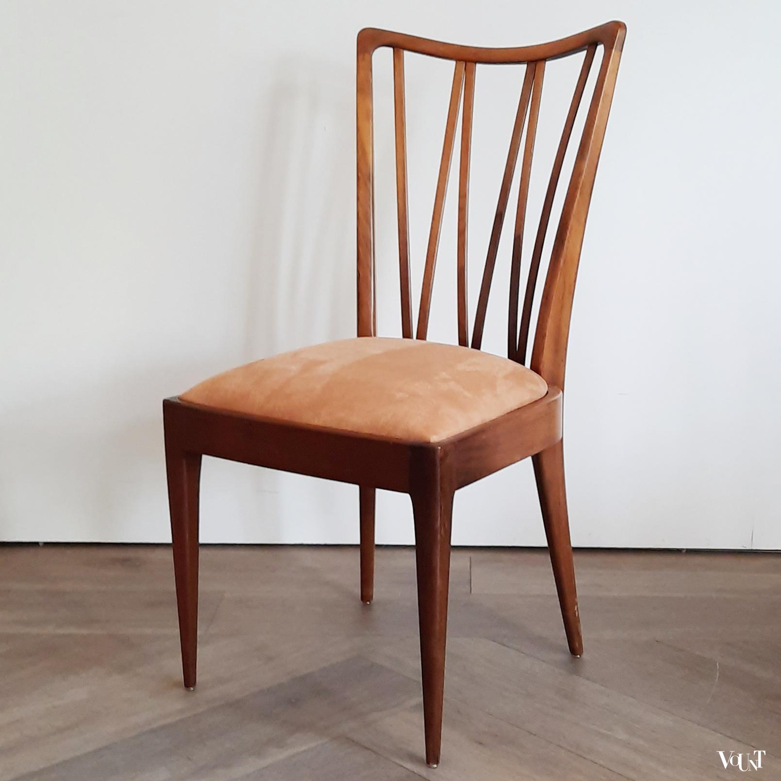 Set van 4 eettafelstoelen, A.A. Patijn voor Zijlstra Joure, jaren '50