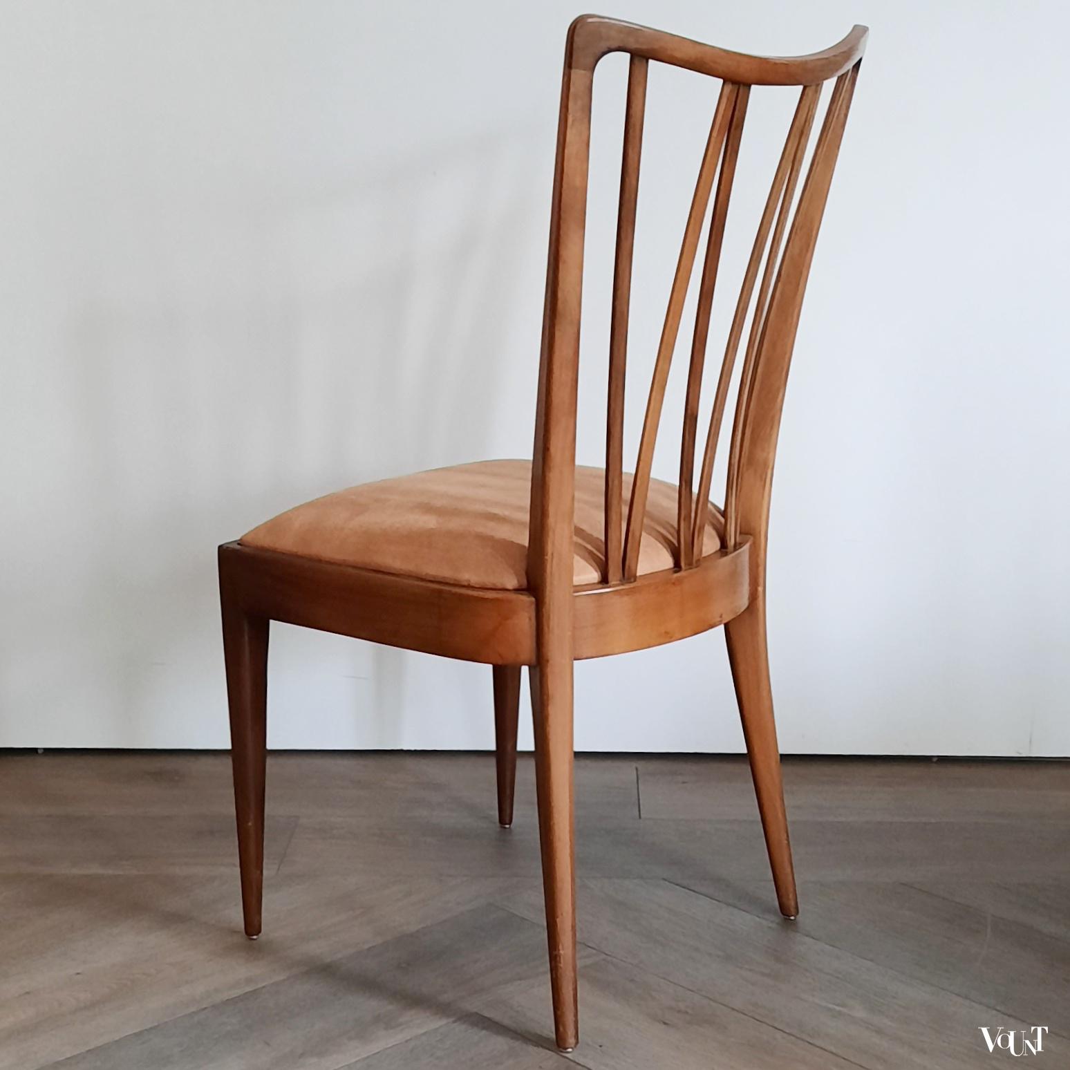 Set van 4 eettafelstoelen, A.A. Patijn voor Zijlstra Joure, jaren '50