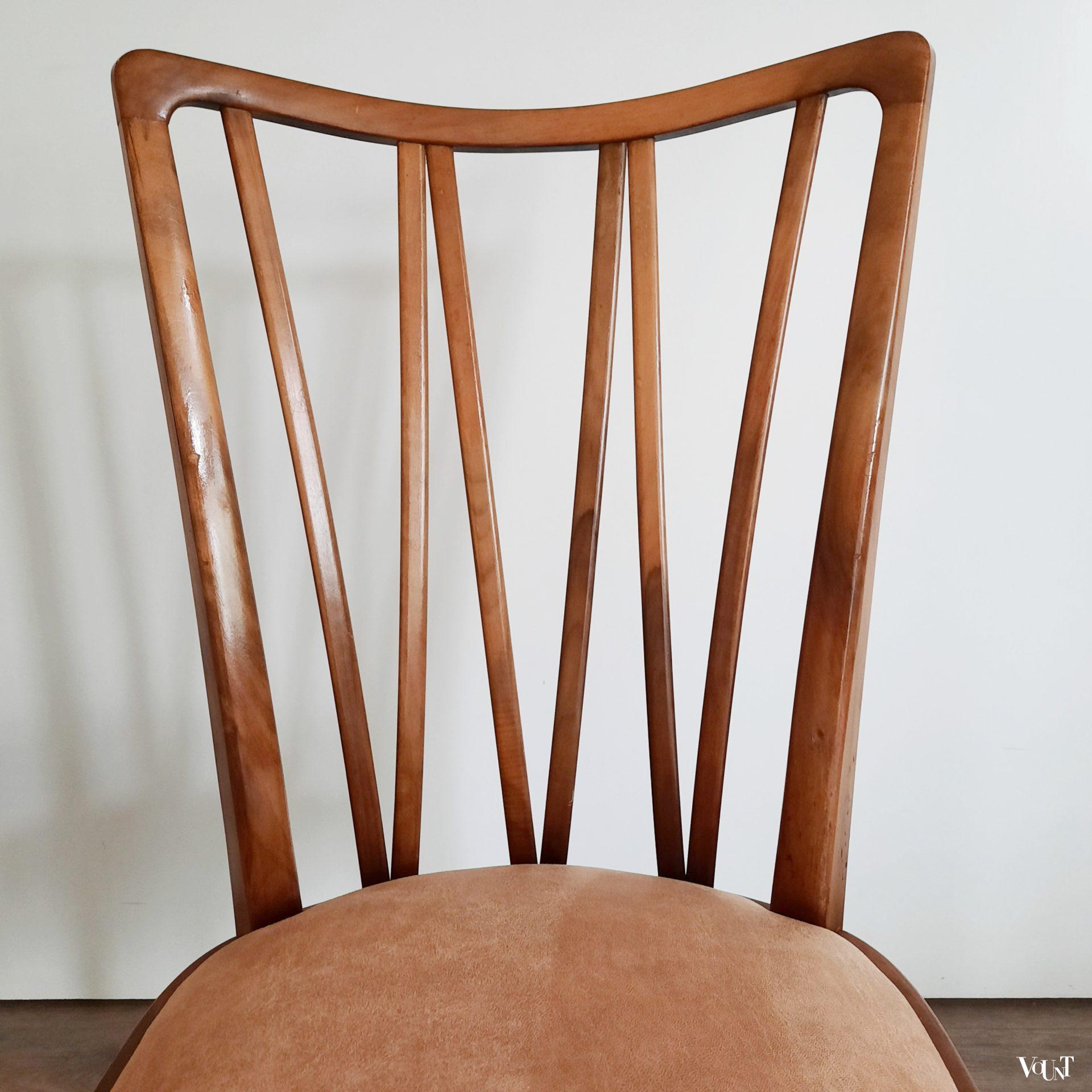 Set van 4 eettafelstoelen, A.A. Patijn voor Zijlstra Joure, jaren '50