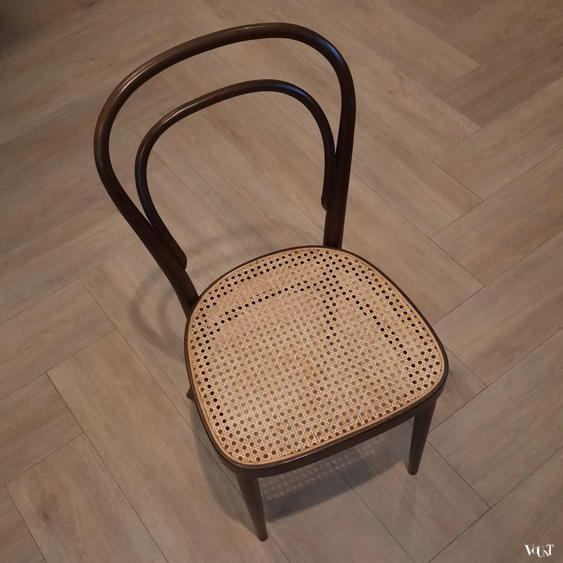 Set van 4 Thonet-stoelen nr. 214, jaren '70
