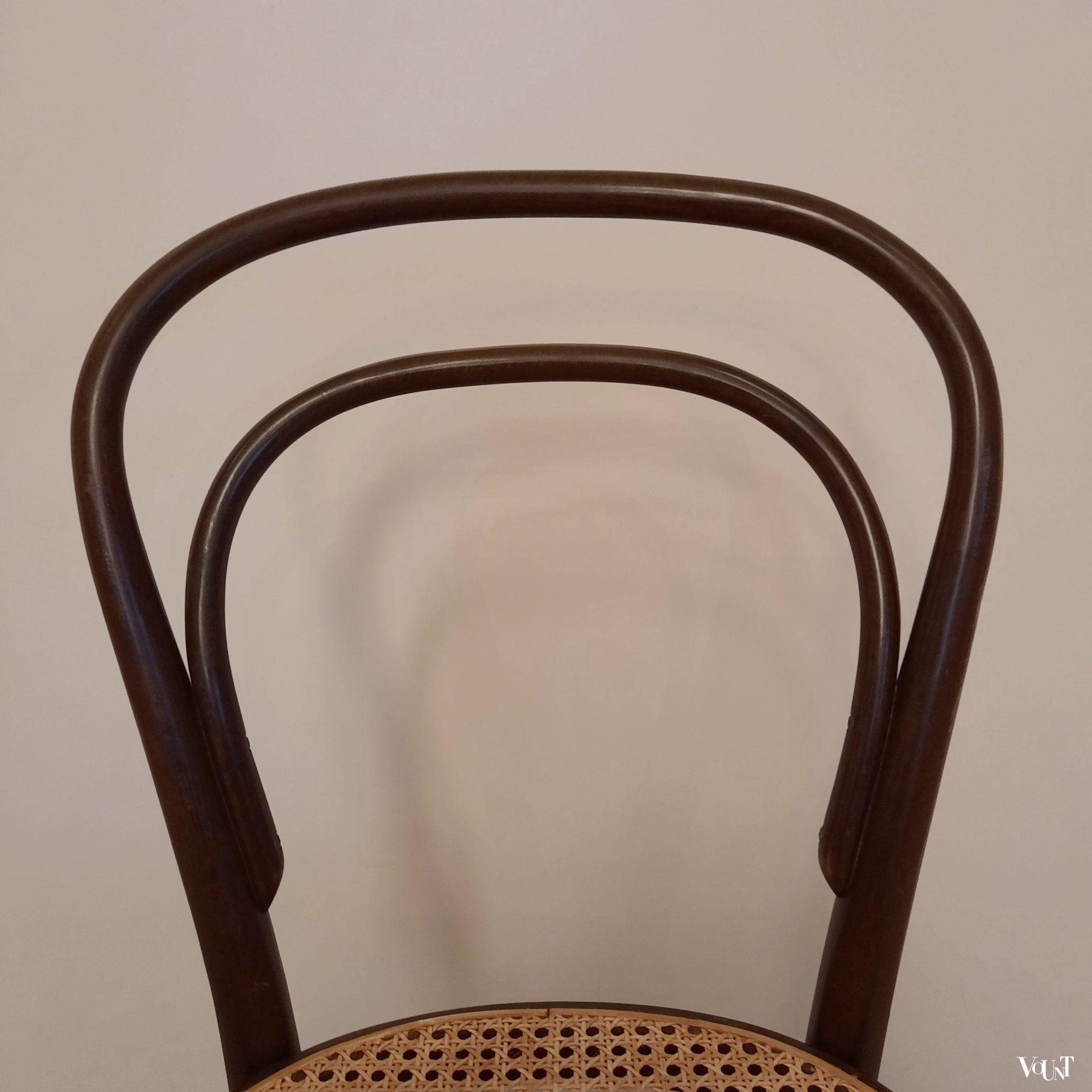 Set van 4 Thonet-stoelen nr. 214, jaren '70