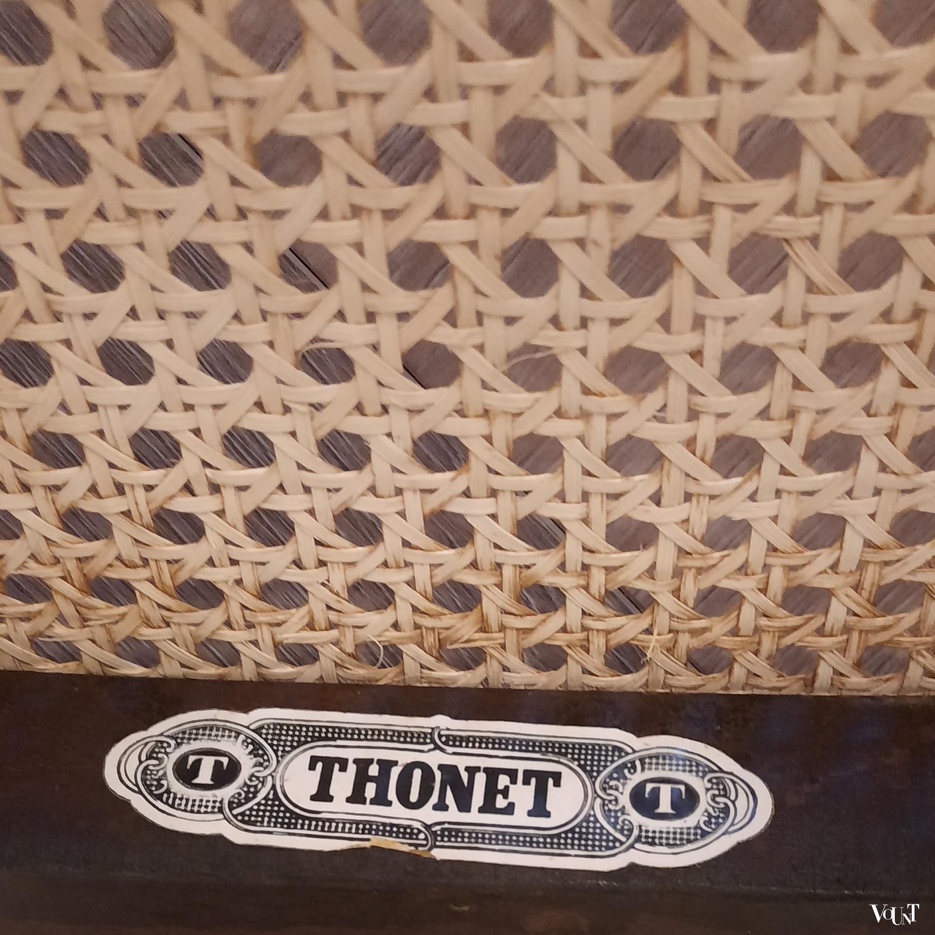 Set van 4 Thonet-stoelen nr. 214, jaren '70