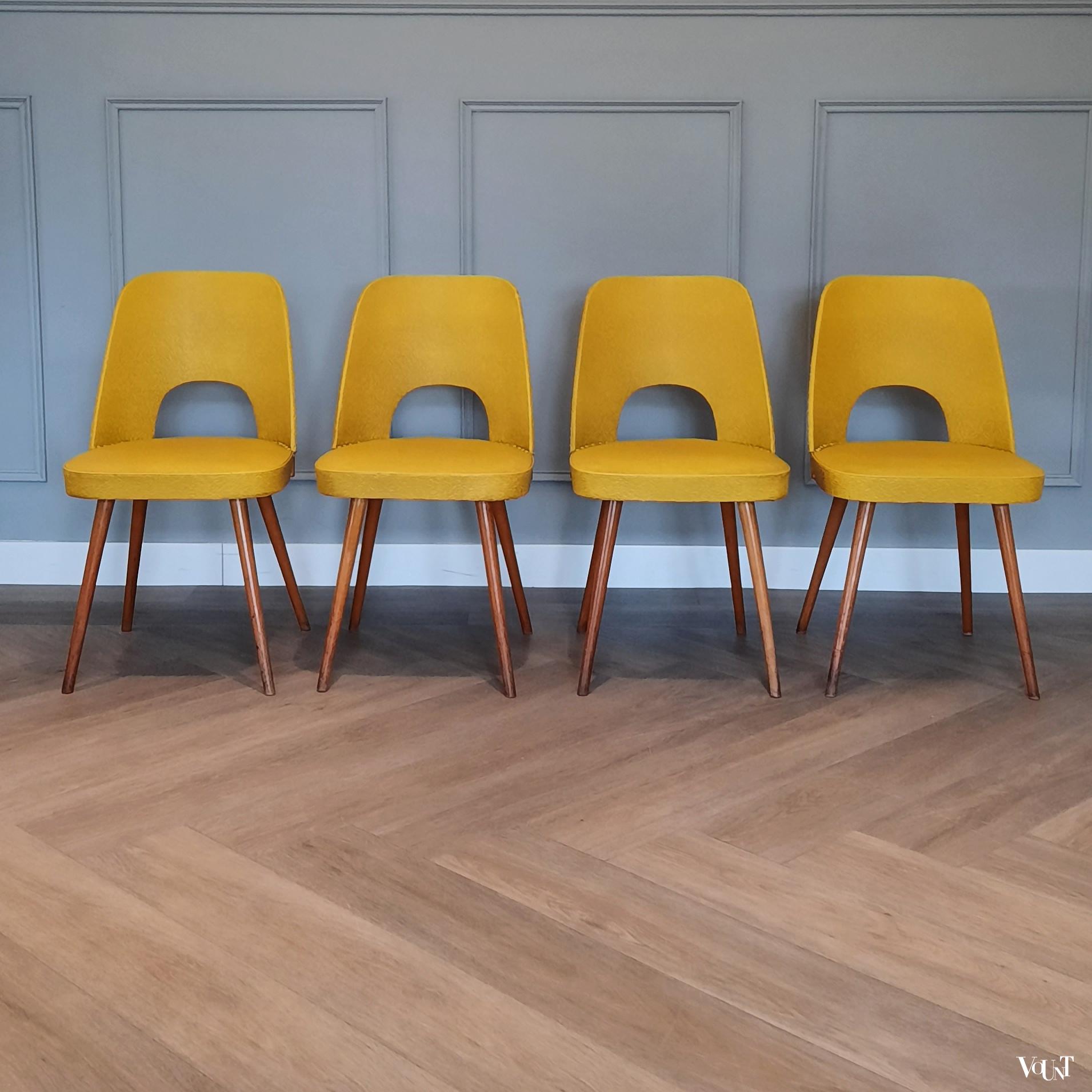 Set van 4 stoelen nr. 515, Oswald Haerdtl voor Thonet, jaren '50