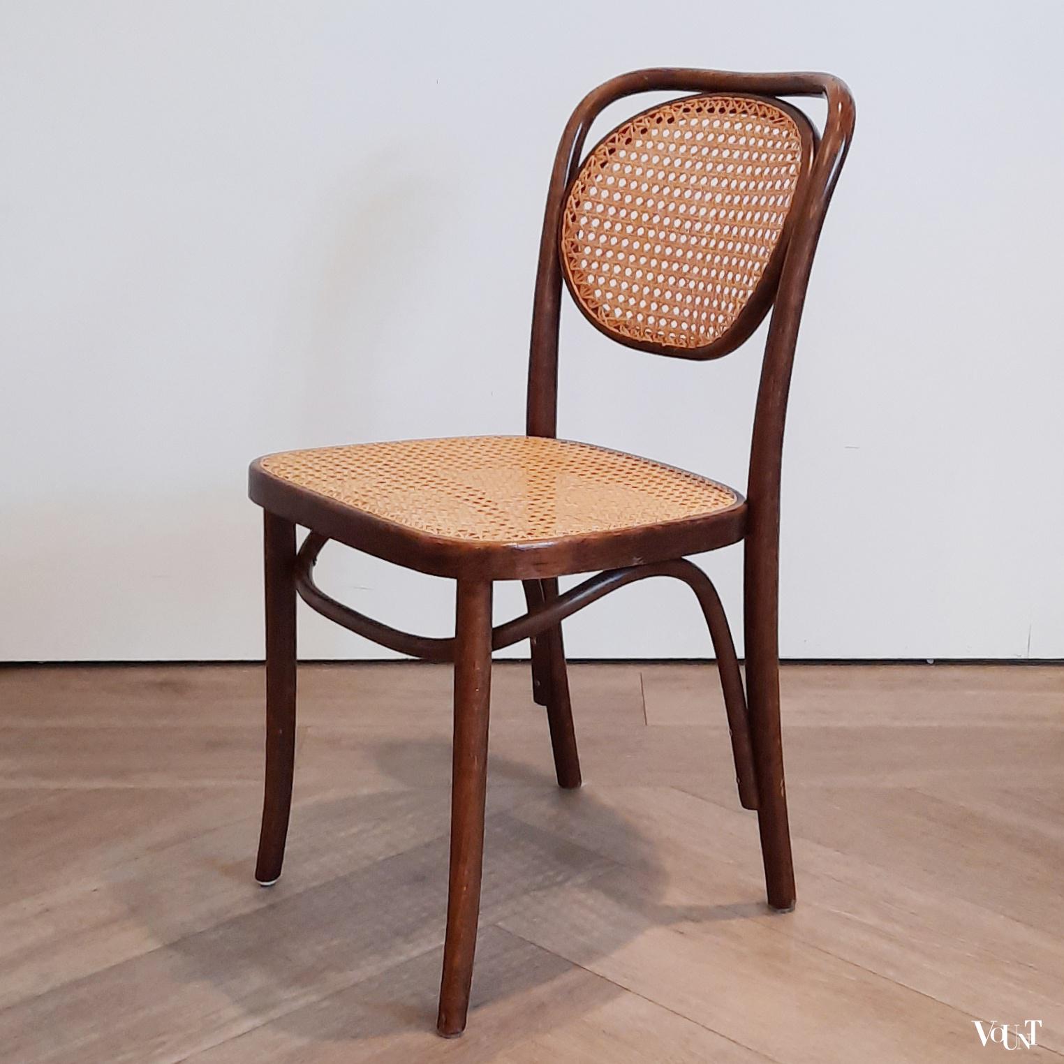 Set van 4 beukenhouten bentwood stoelen, ZPM Radomsko, jaren '60/'70