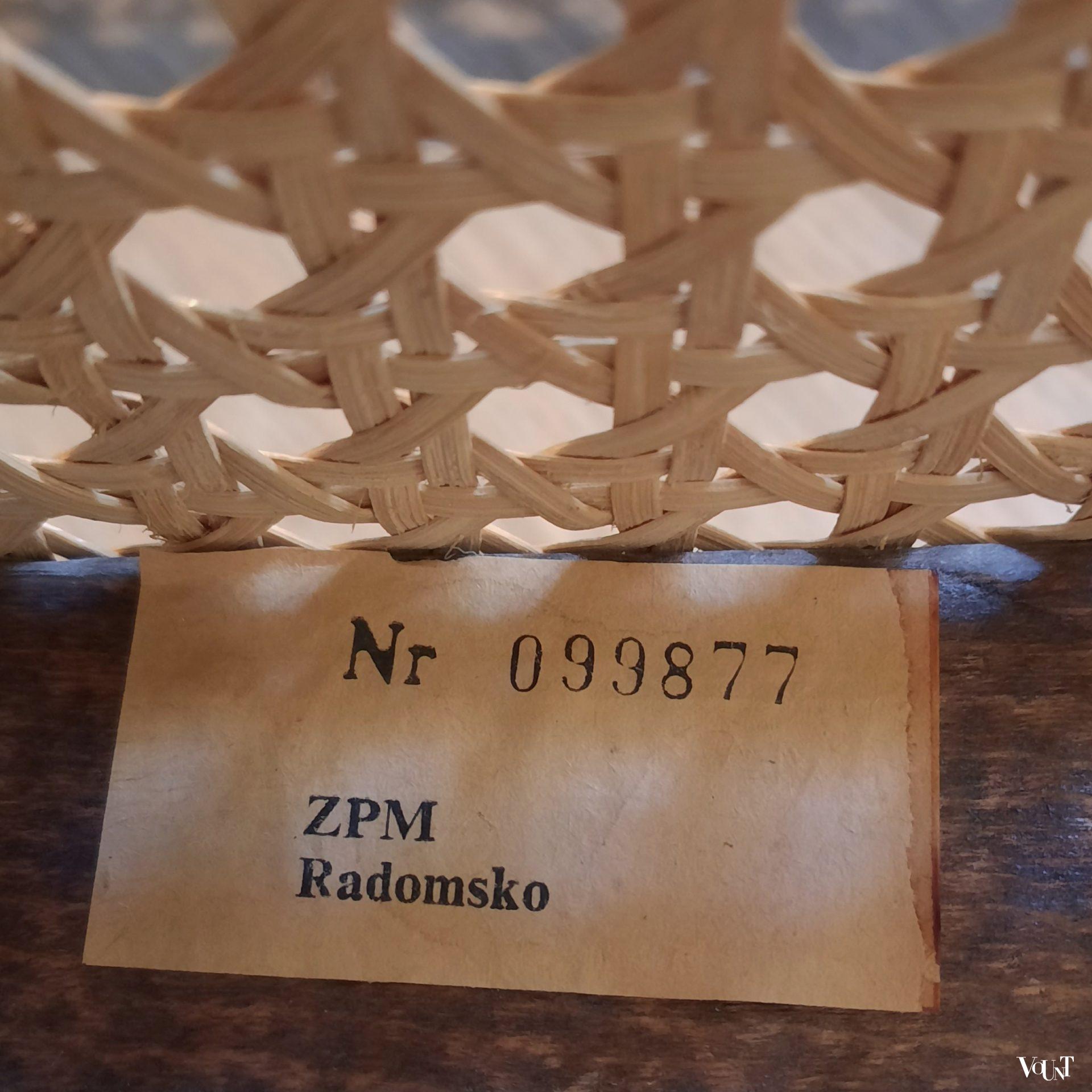 Set van 4 beukenhouten bentwood stoelen, ZPM Radomsko, jaren '60/'70