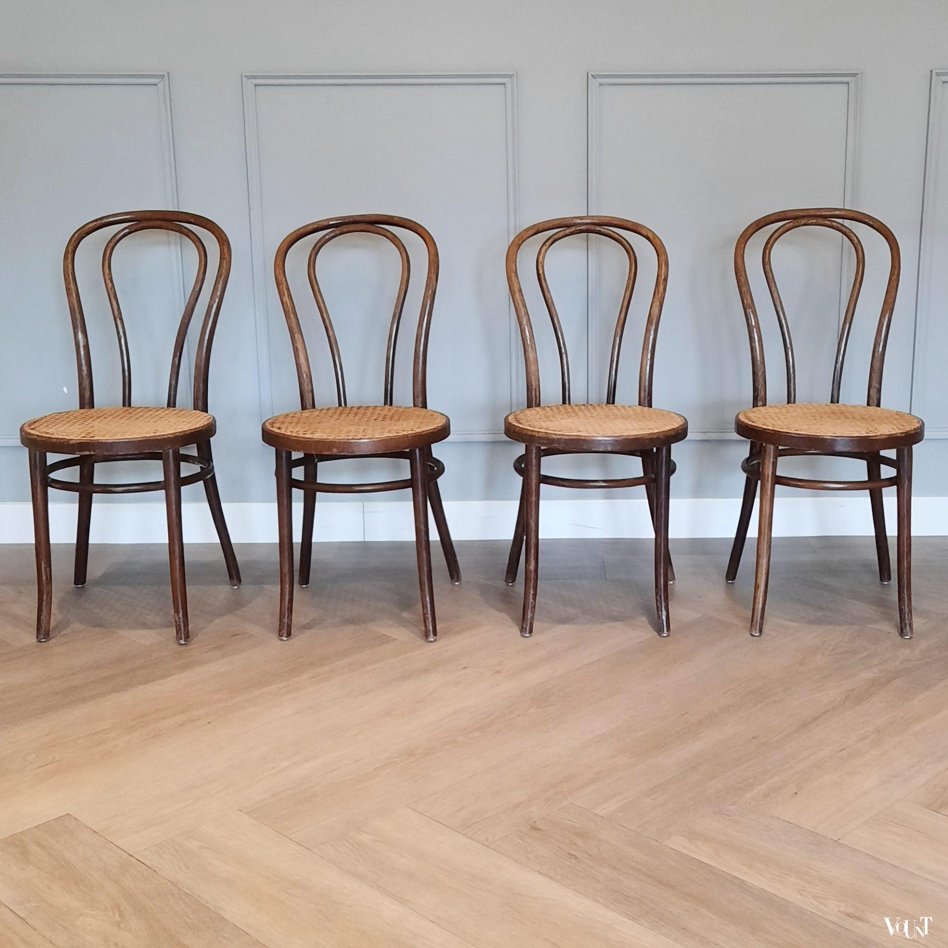 Set van 4 nr. 18 stoelen, ZPM Radomsko, jaren '60
