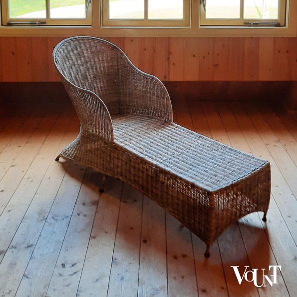 Rotan chaise longue