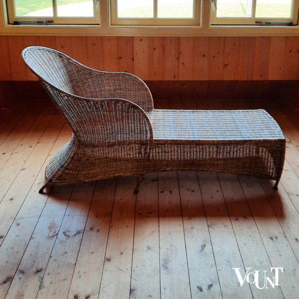 Rotan chaise longue