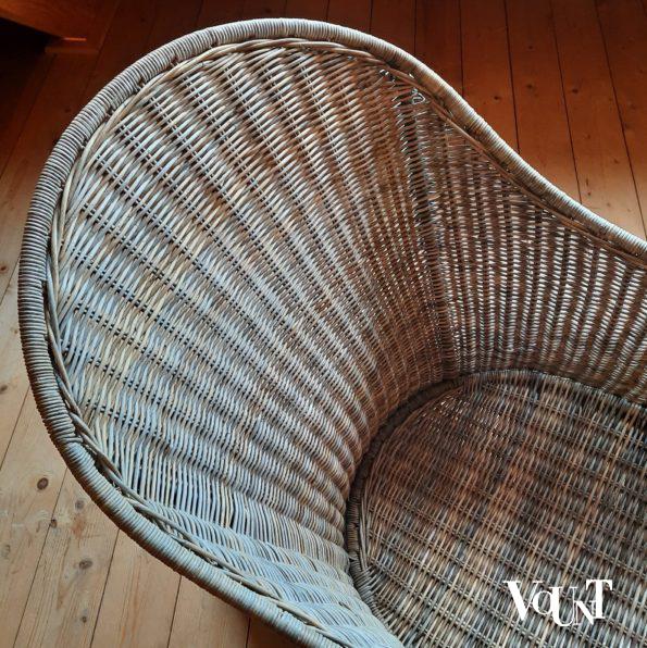 Rotan chaise longue