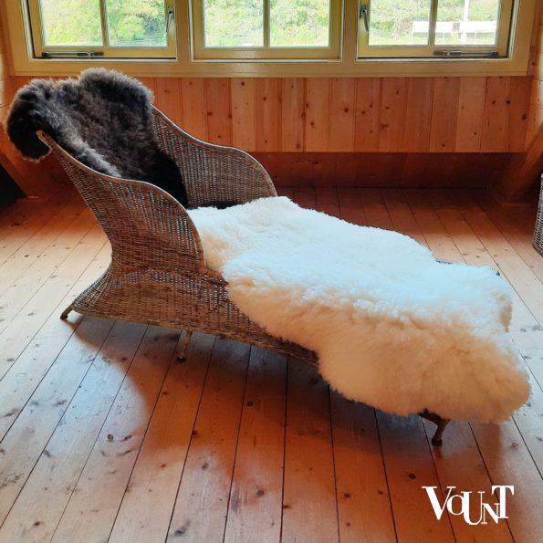 Rotan chaise longue