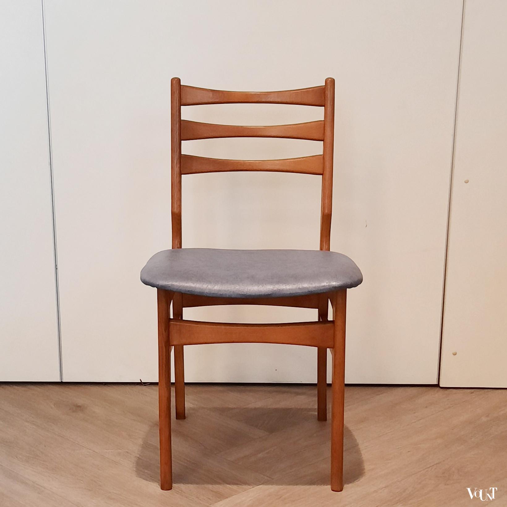 Set van 4 eettafelstoelen Gedser, Ikea, jaren '50