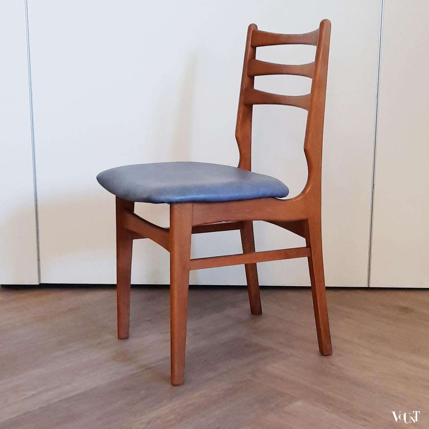 Set van 4 eettafelstoelen Gedser, Ikea, jaren '50