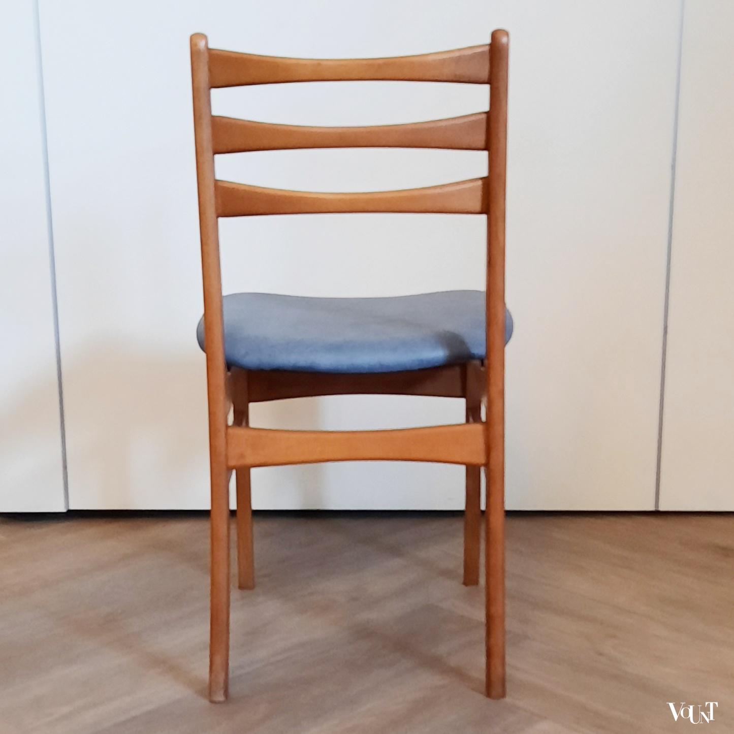 Set van 4 eettafelstoelen Gedser, Ikea, jaren '50