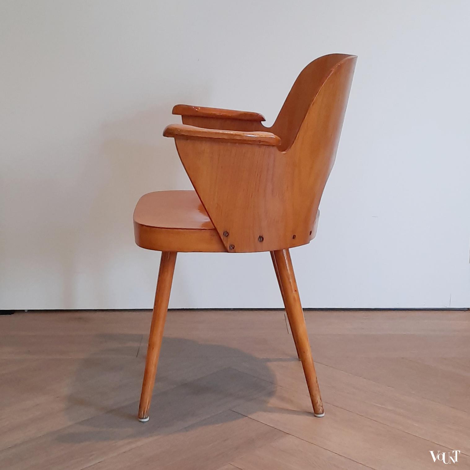 Set van 4 stoelen nr. 1515, Oswald Haerdtl voor Thonet, jaren '50