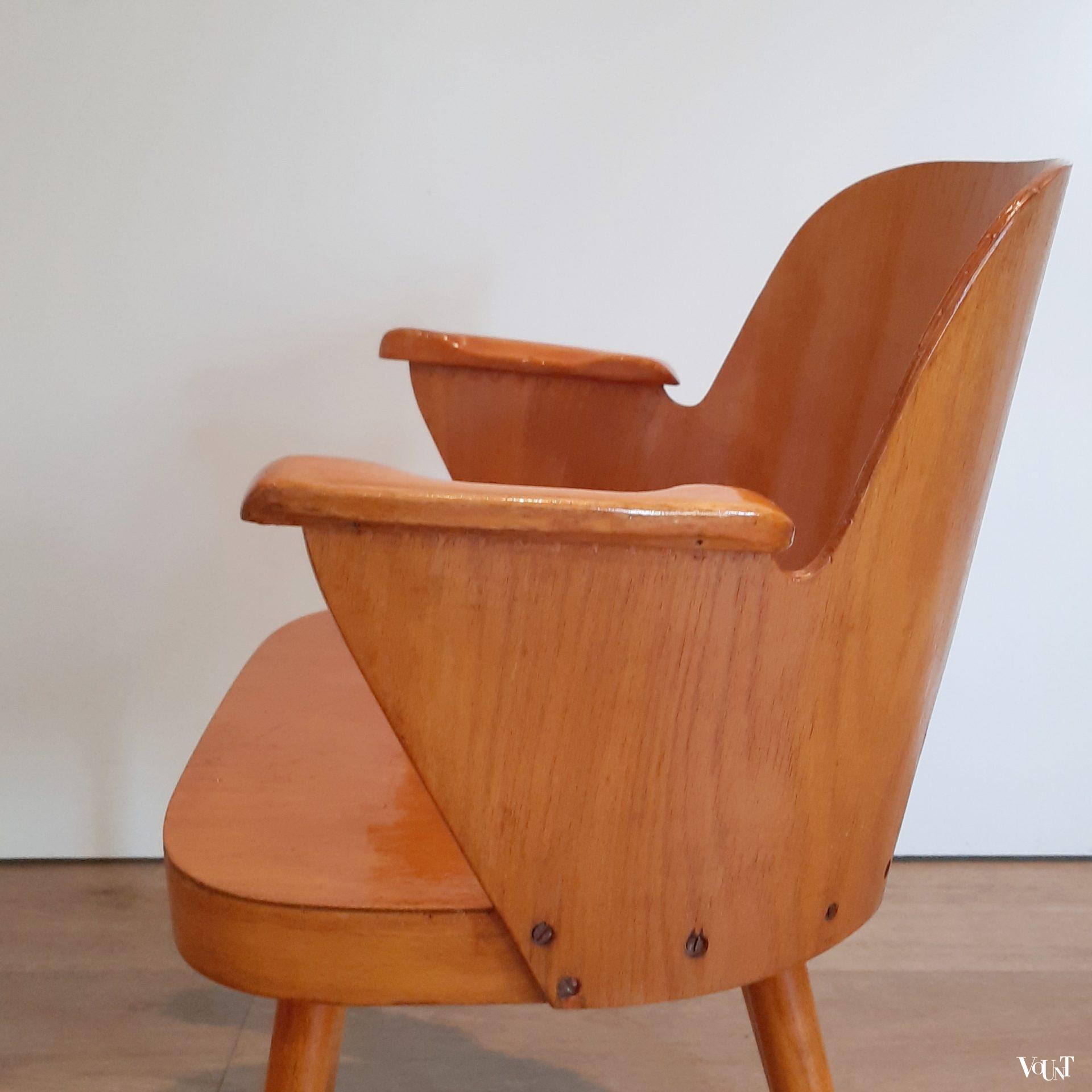 Set van 4 stoelen nr. 1515, Oswald Haerdtl voor Thonet, jaren '50