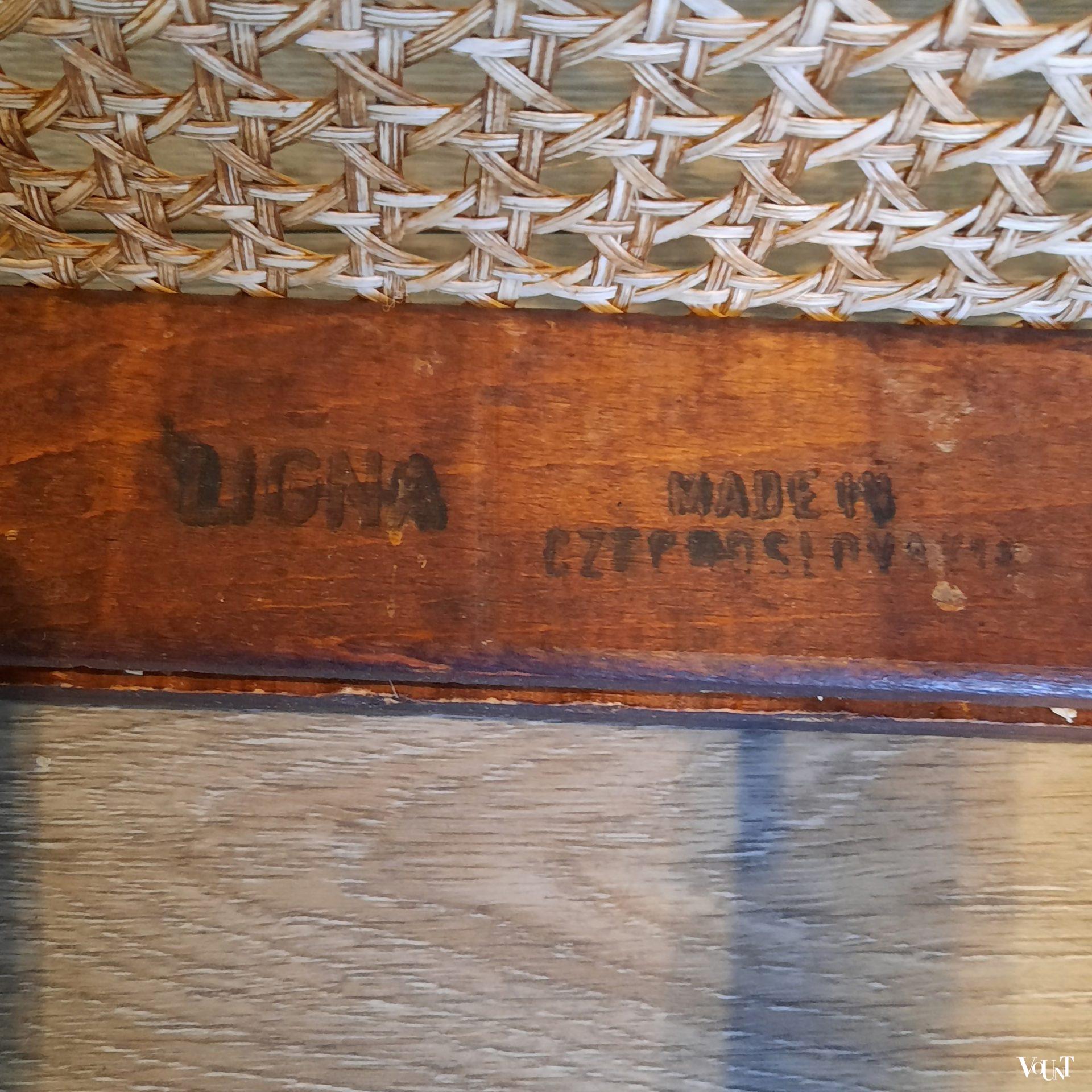 Set van 6 Praag of 811 stoelen, Ligna, jaren '60 / '70