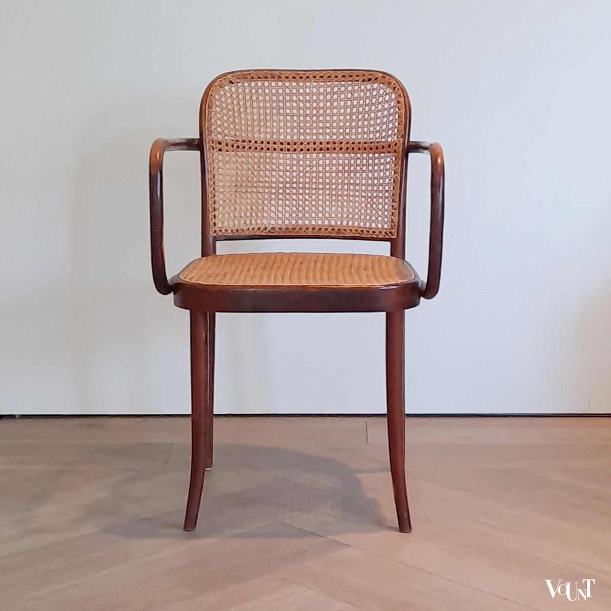 Set van 6 Praag of 811 stoelen, Ligna, jaren '60 / '70