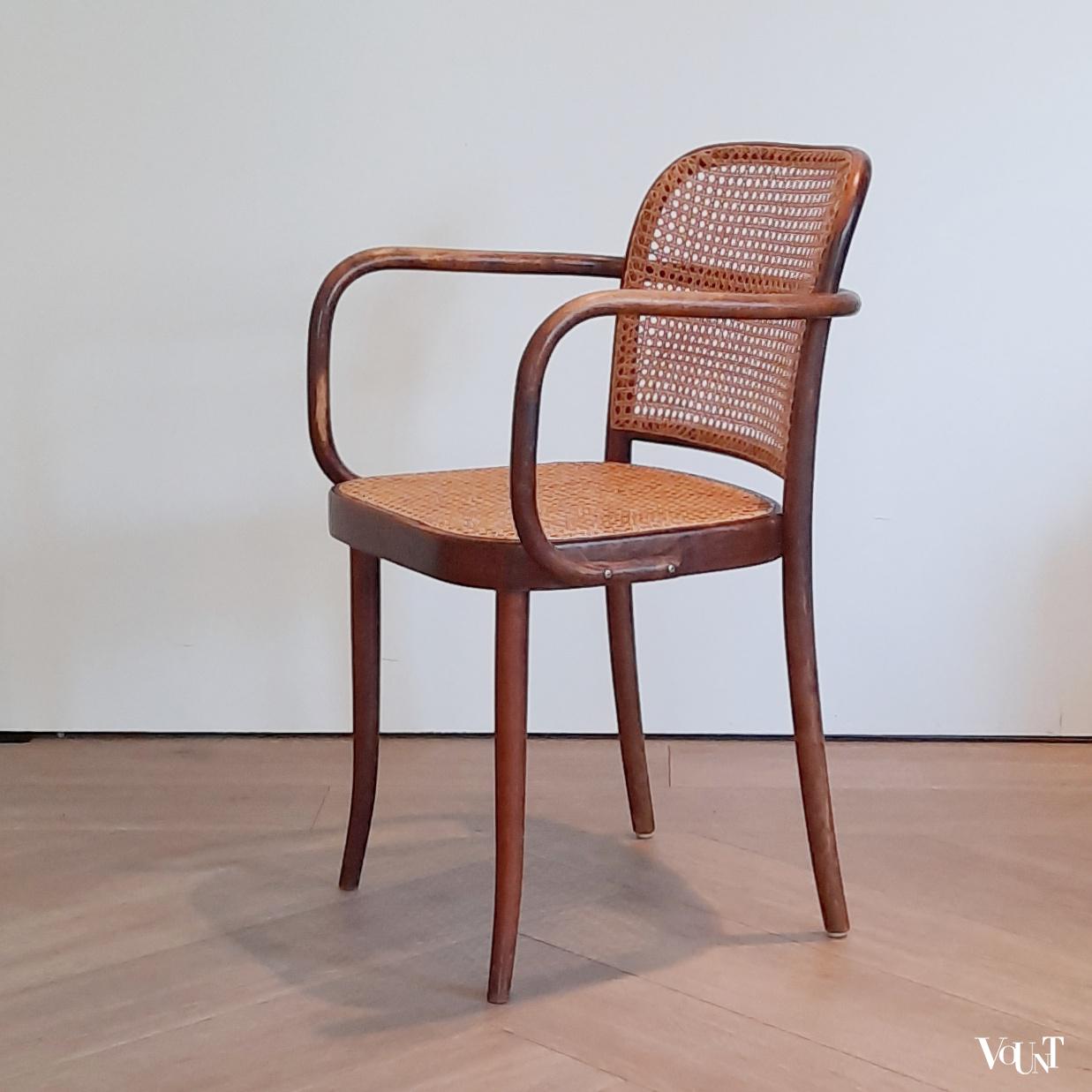 Set van 6 Praag of 811 stoelen, Ligna, jaren '60 / '70