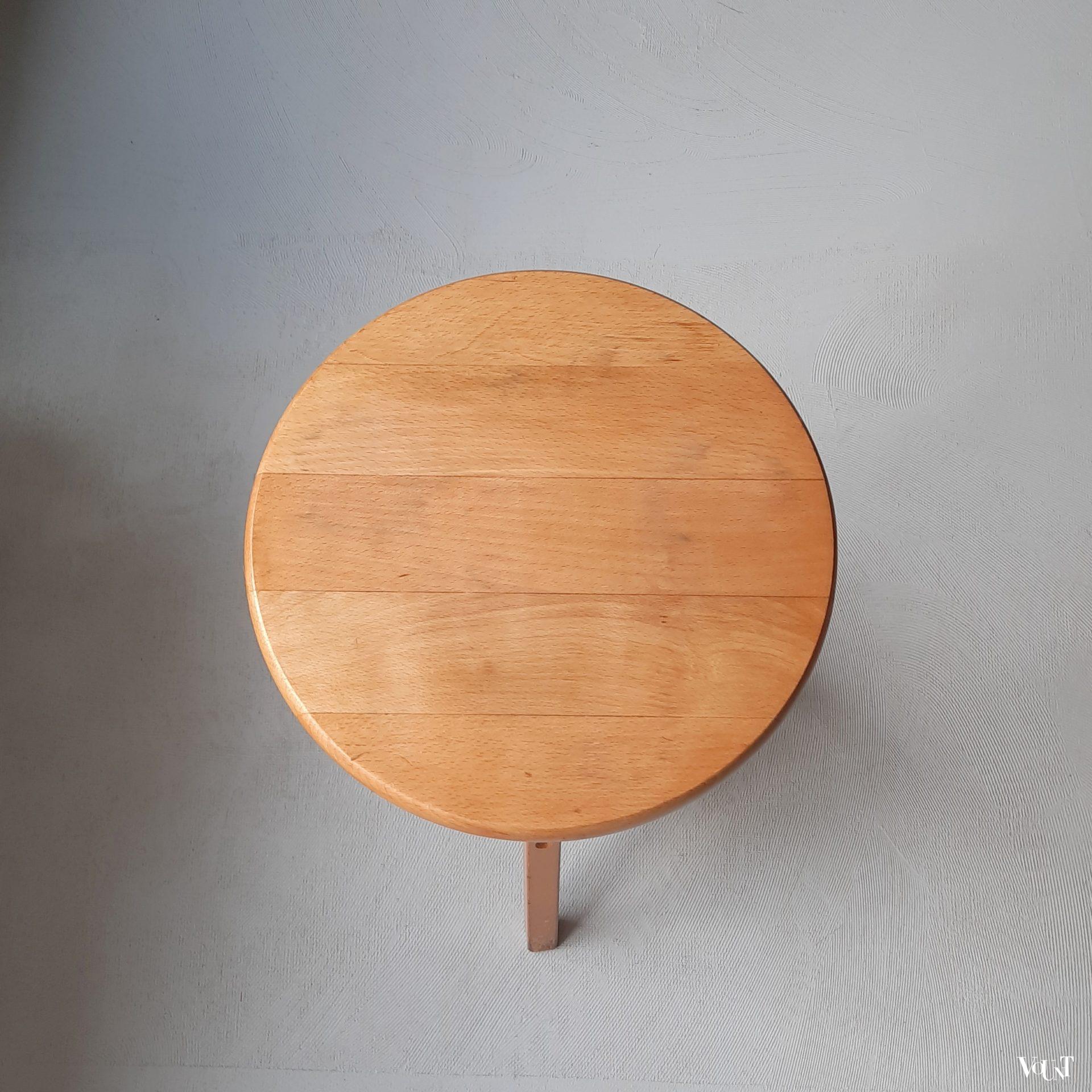 Vintage houten atelierkruk