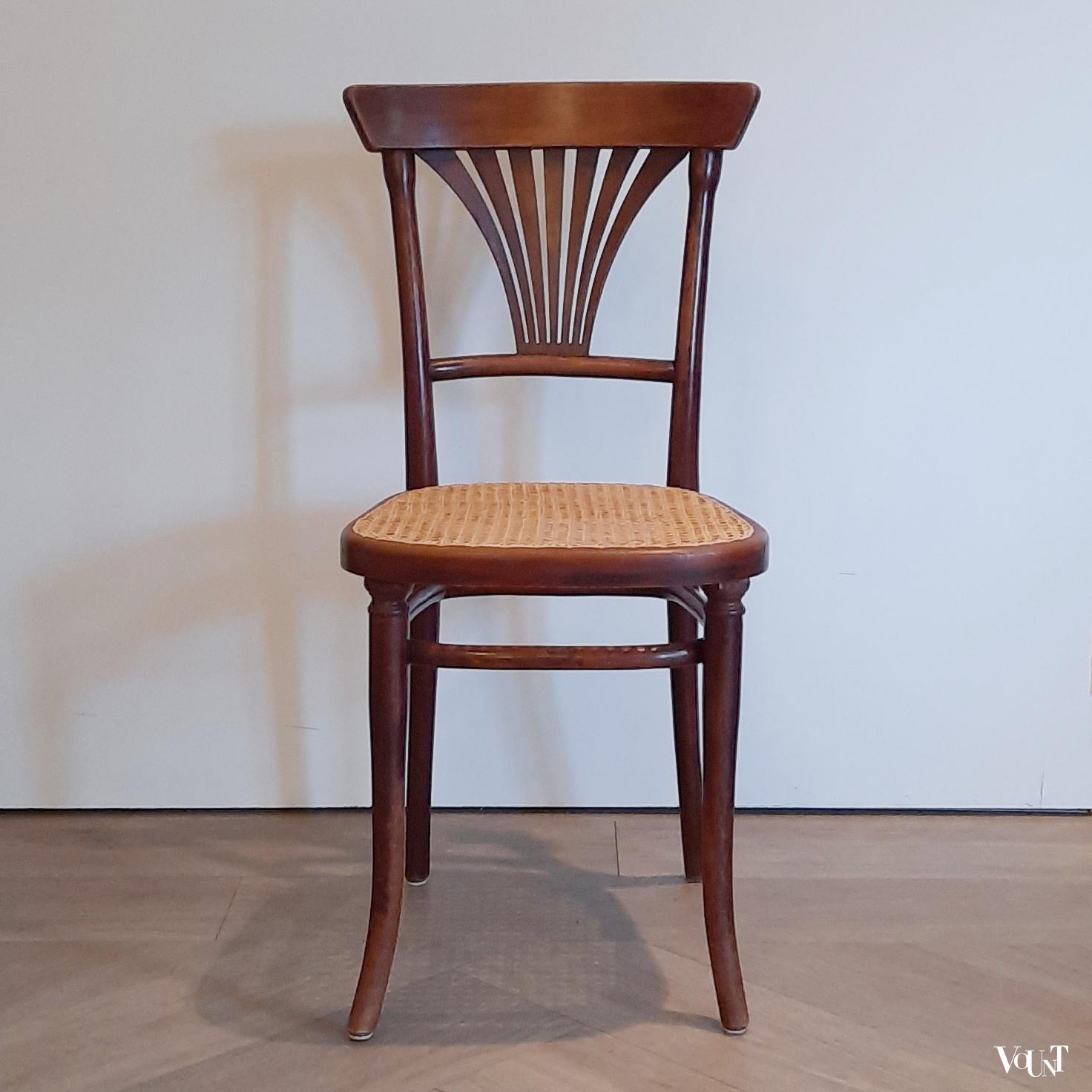 Set van 4 Thonet-stoelen nr. 221, rond 1900