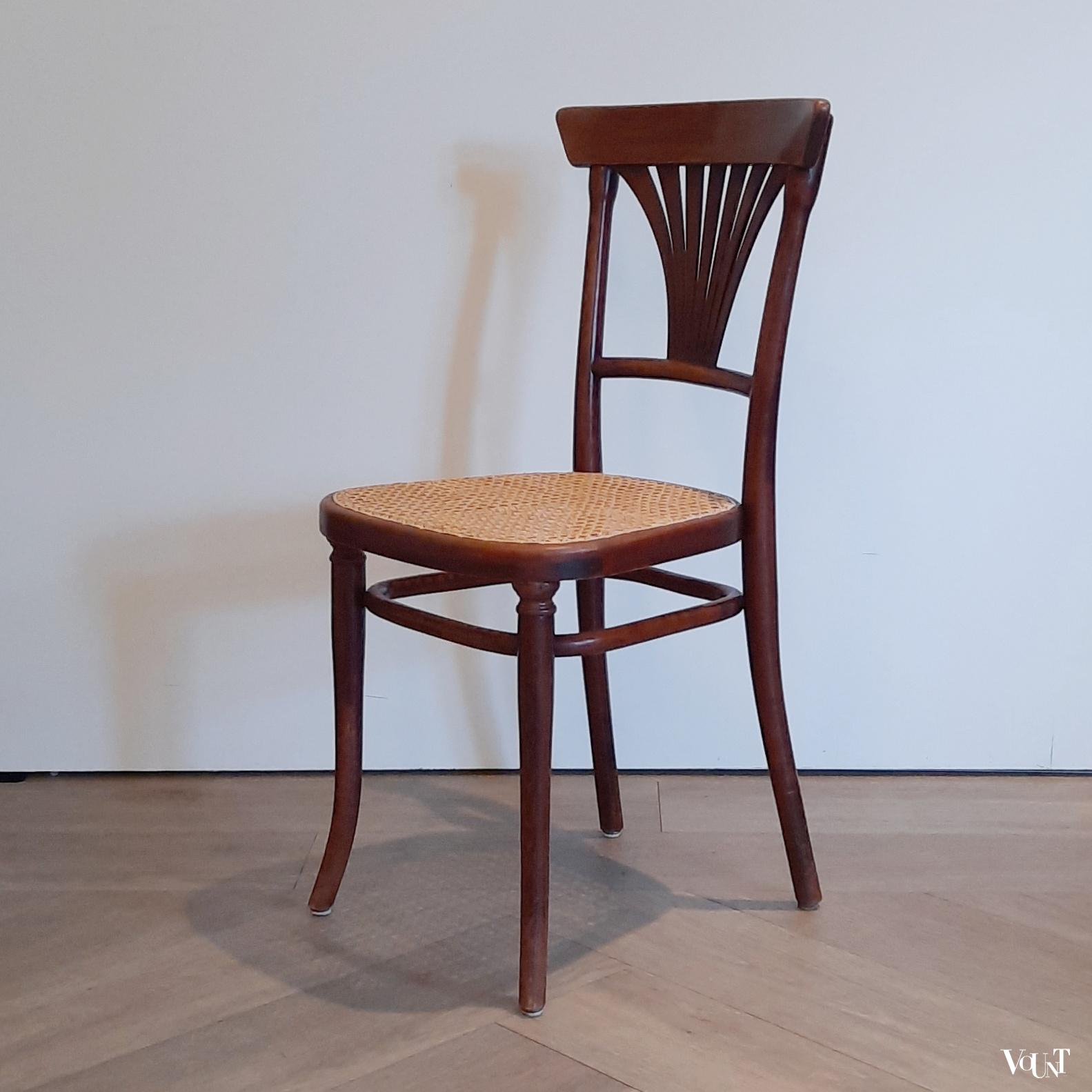 Set van 4 Thonet-stoelen nr. 221, rond 1900