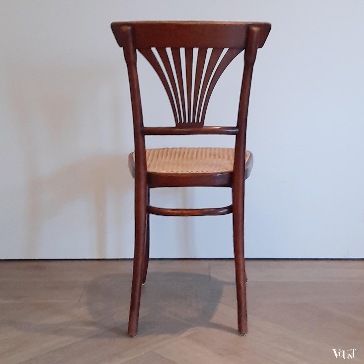 Set van 4 Thonet-stoelen nr. 221, rond 1900