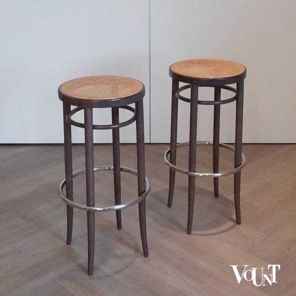Set van 2 Thonet 204 RH barkrukken, jaren '80