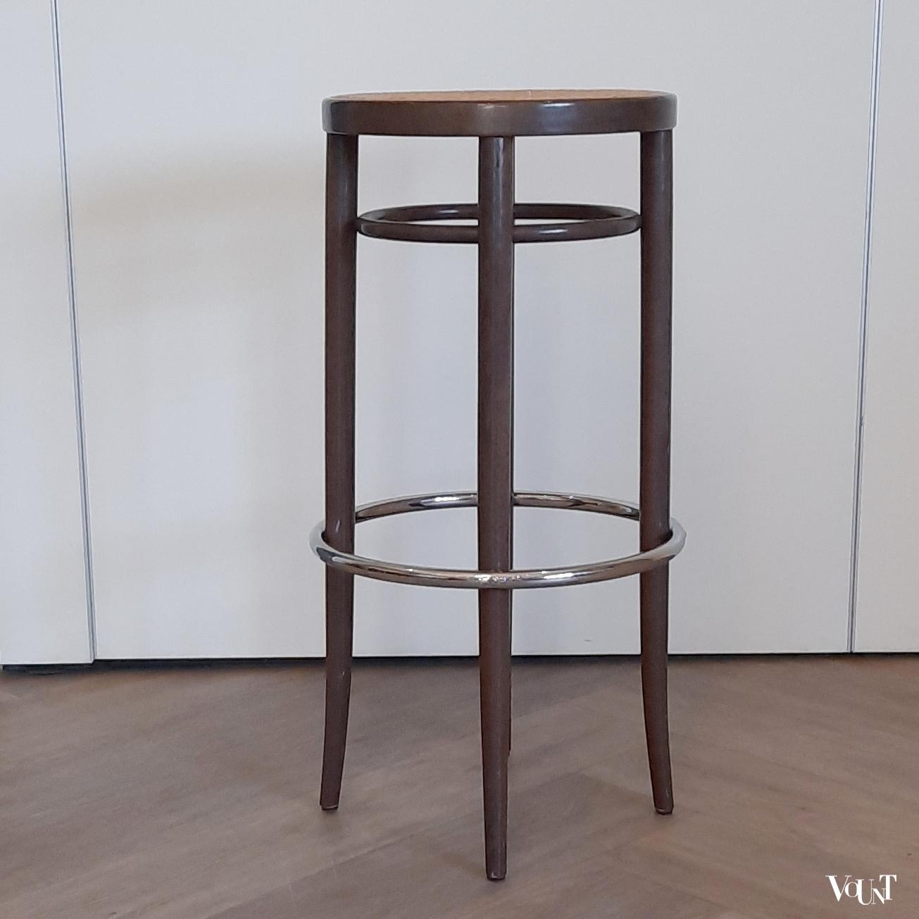 Set van 2 Thonet 204 RH barkrukken, jaren '80