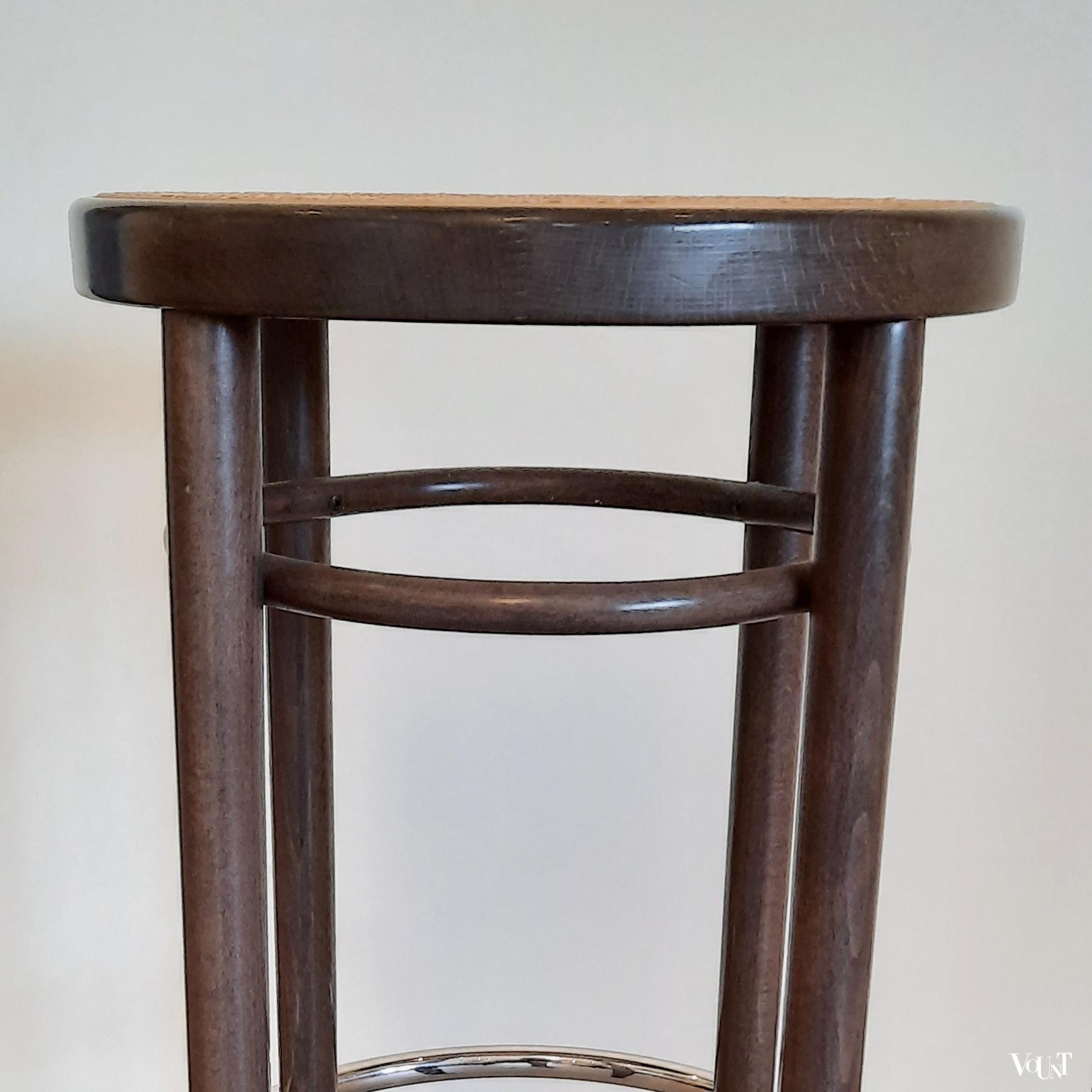 Set van 2 Thonet 204 RH barkrukken, jaren '80