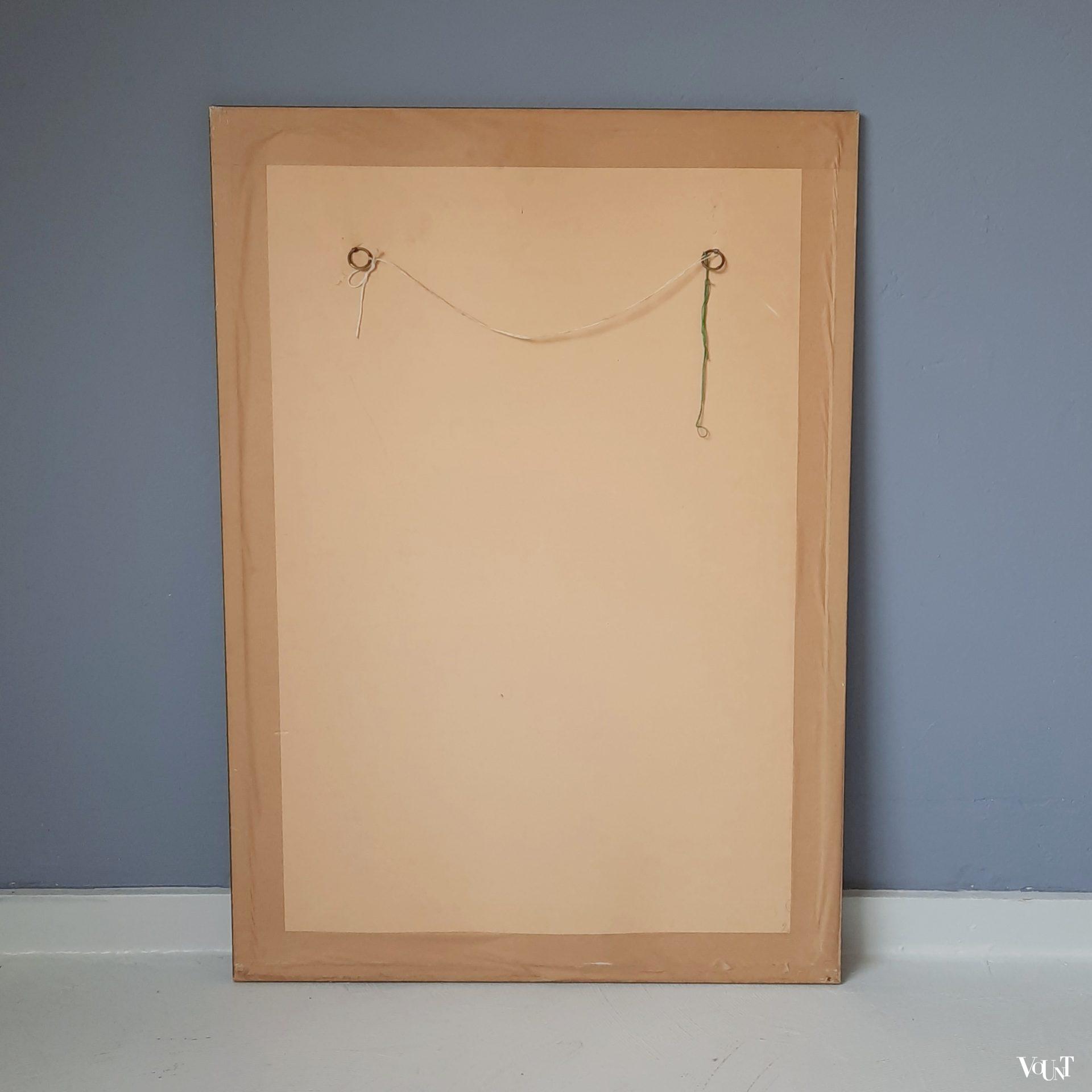 Originele Franse jaren '50 poster Van Dongen in houten lijst