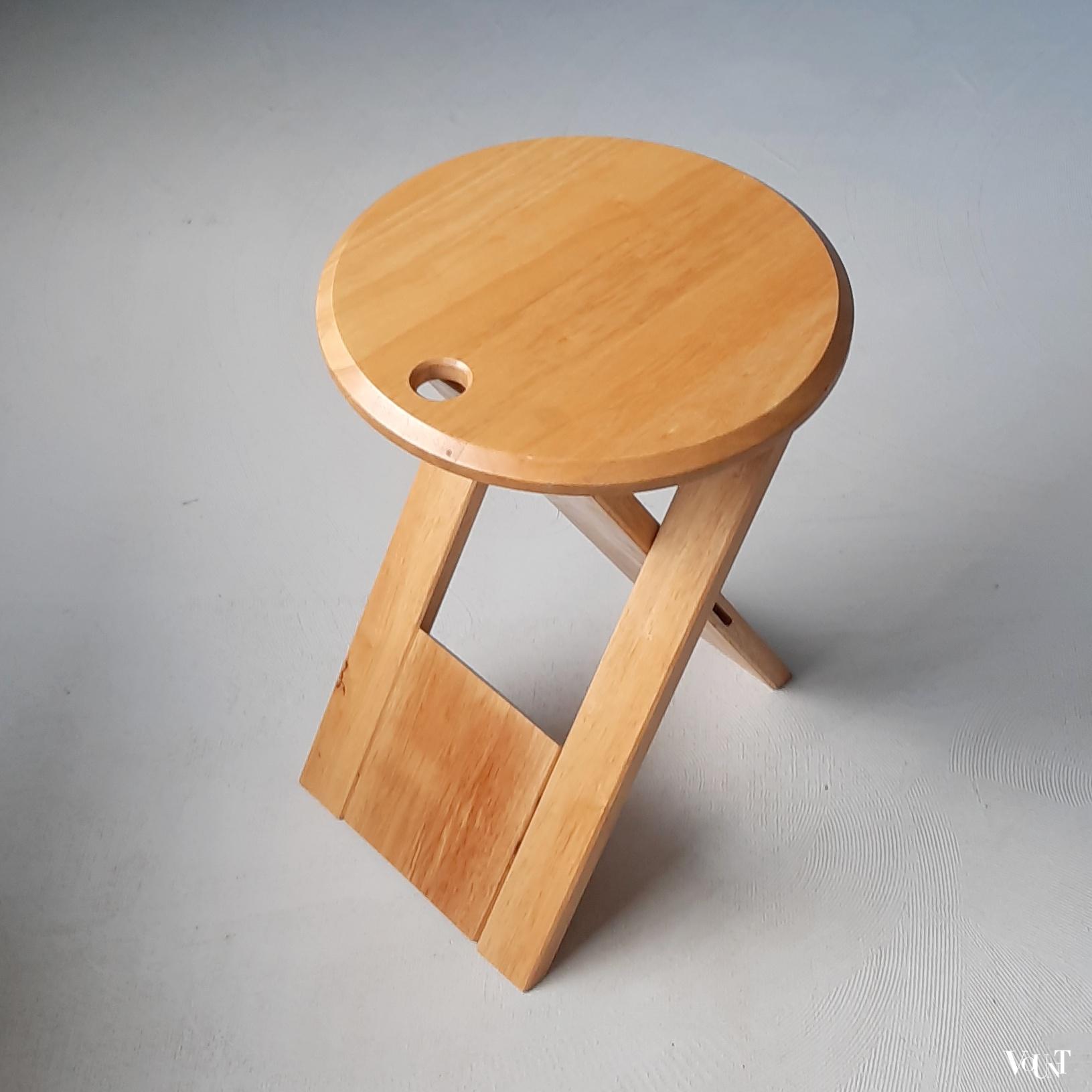 Opvouwbare kruk Suzy, Adrian Reed voor Princes Design Works, jaren '80