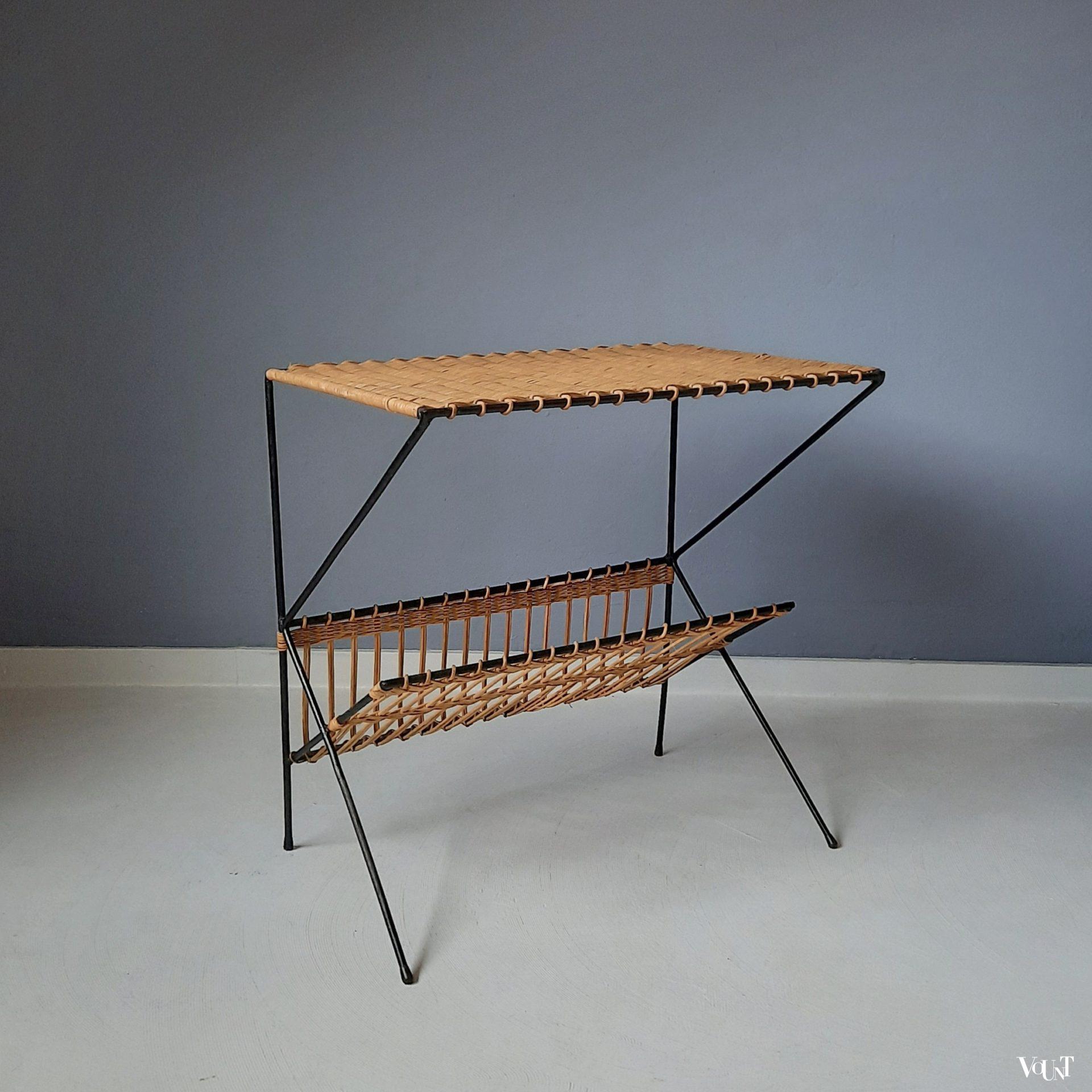 Bijzettafeltje met lectuurhouder, Raoul Guys, jaren '50