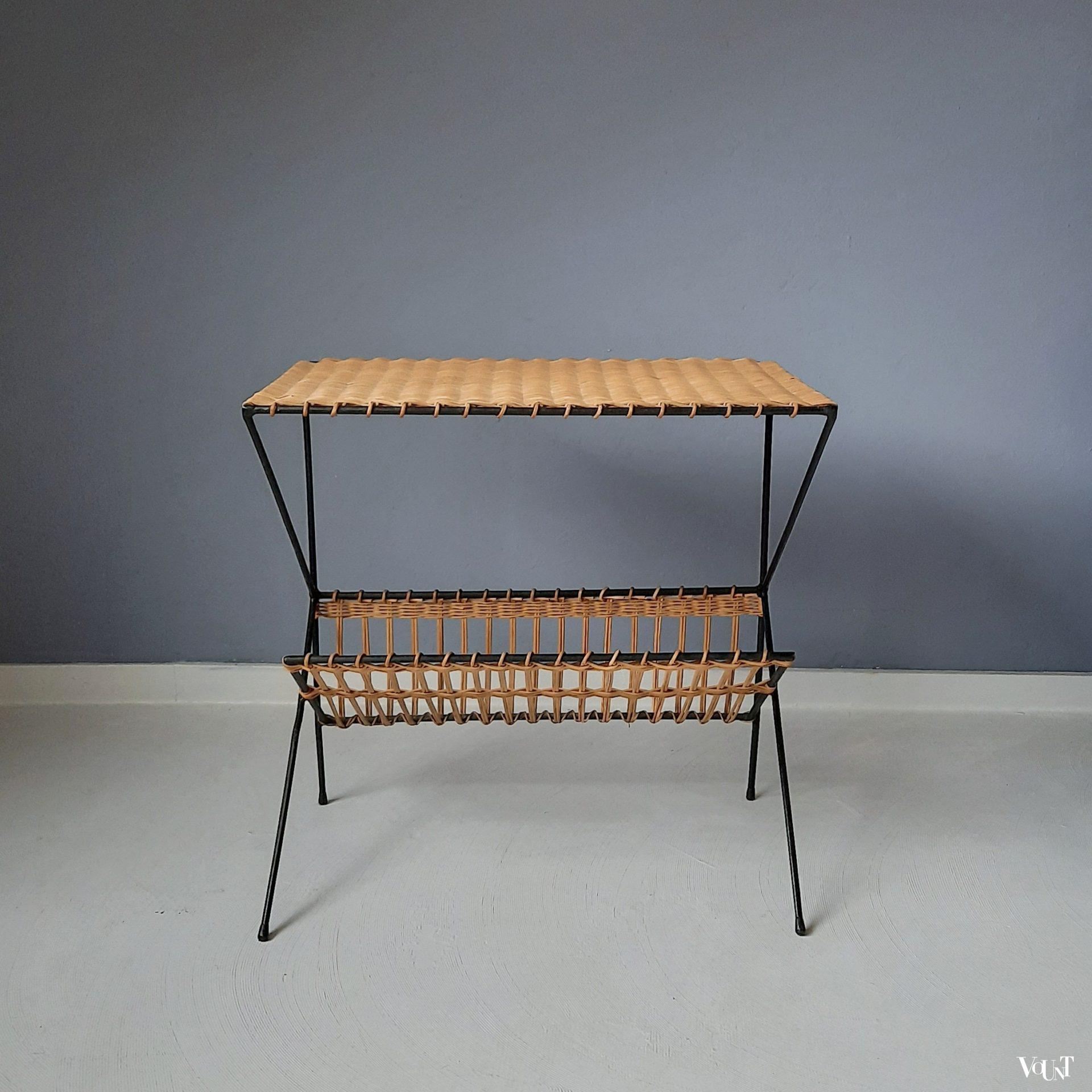 Bijzettafeltje met lectuurhouder, Raoul Guys, jaren '50