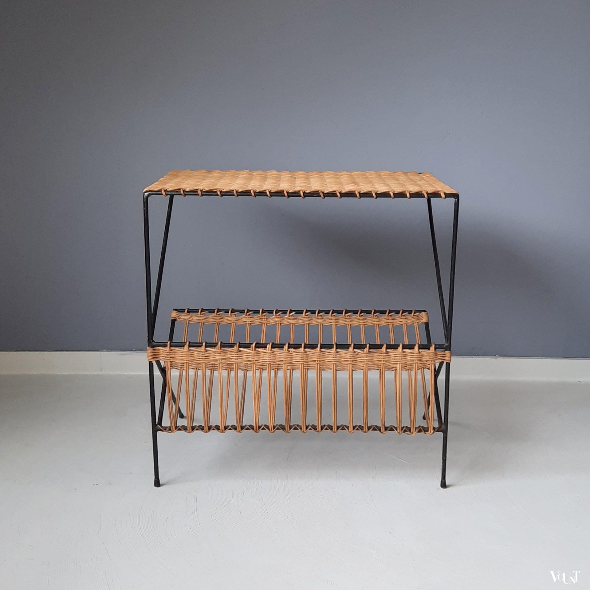 Bijzettafeltje met lectuurhouder, Raoul Guys, jaren '50