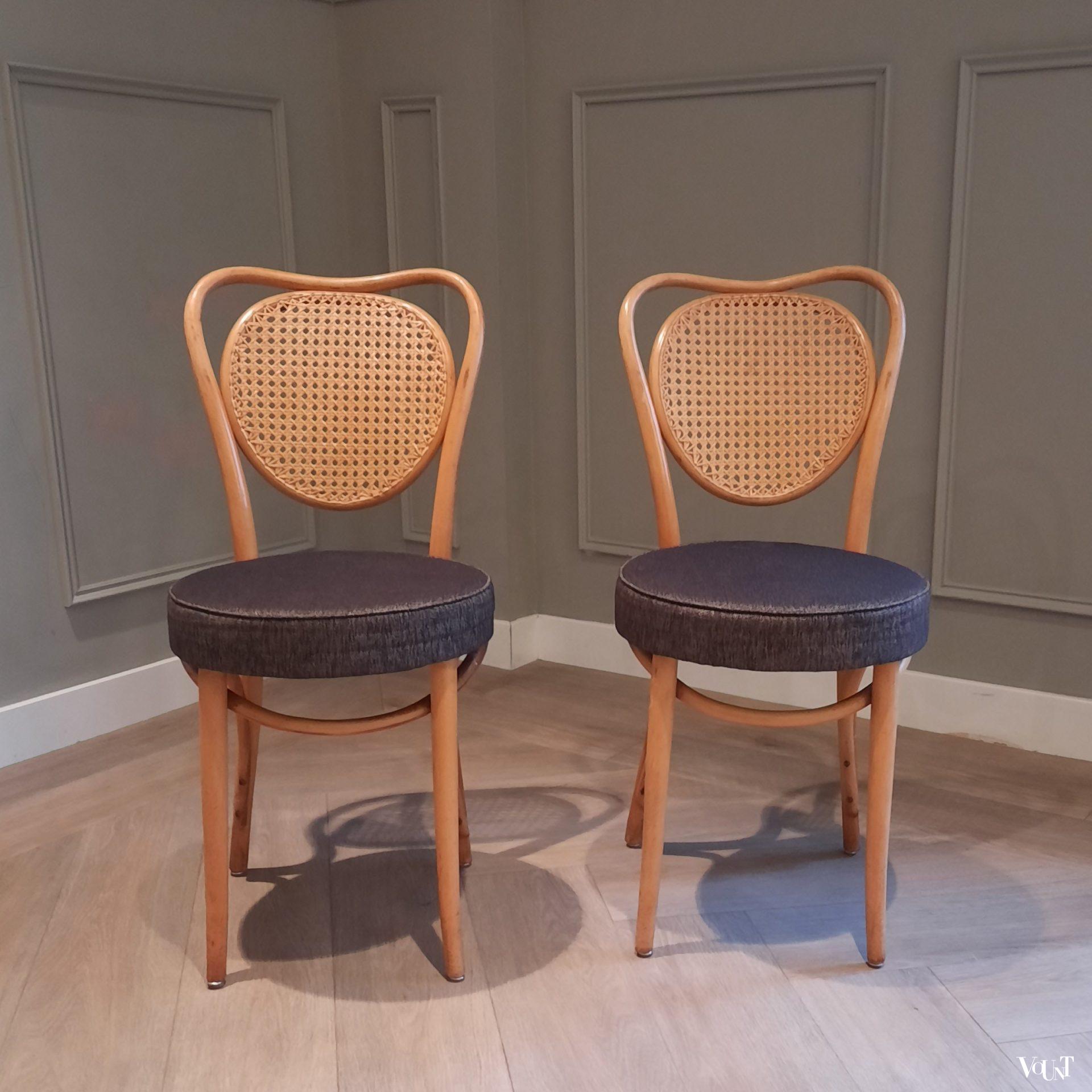 Set van 2 stoelen nr. 5, ZPM Radomsko, jaren '60