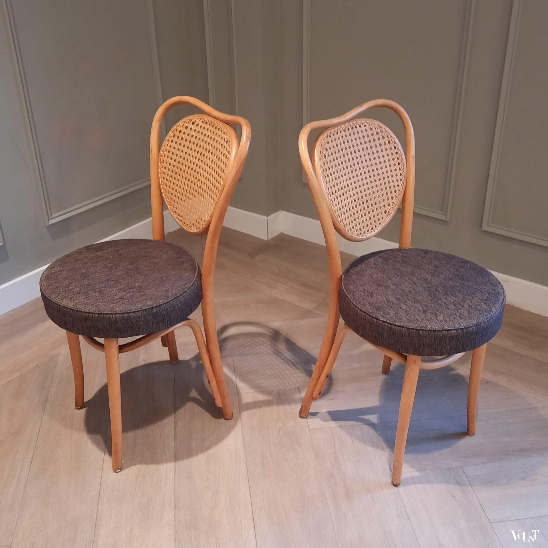 Set van 2 stoelen nr. 5, ZPM Radomsko, jaren '60