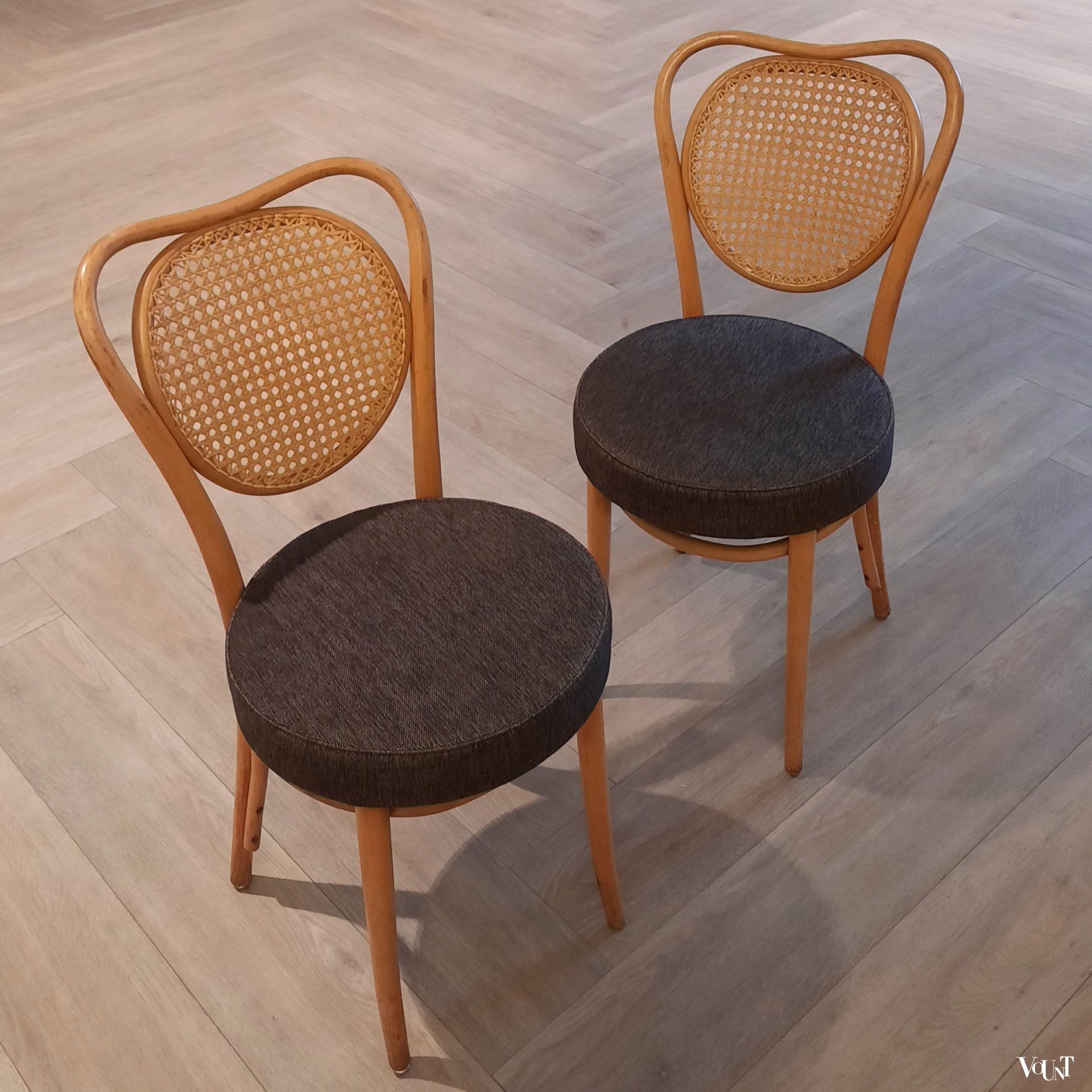 Set van 2 stoelen nr. 5, ZPM Radomsko, jaren '60