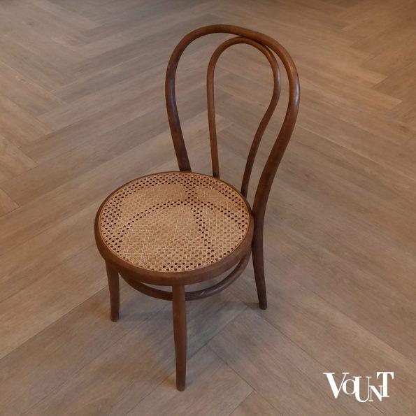Set van 4 nr. 18 stoelen, 1e helft 20e eeuw