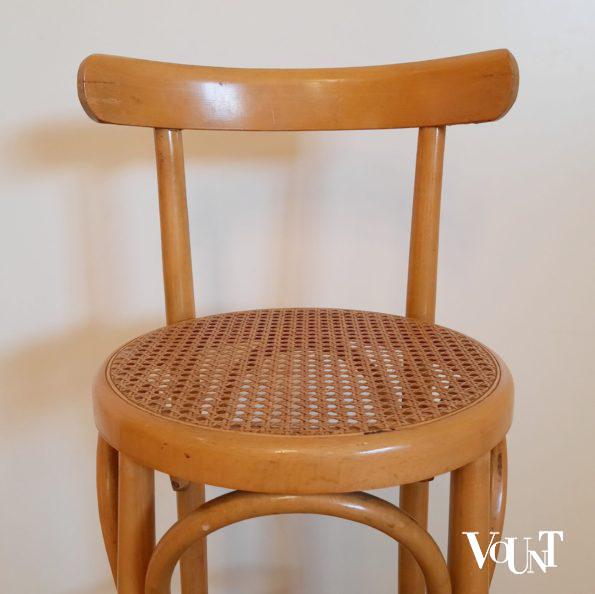 Set van 2 vintage bentwood barkrukken, jaren '70