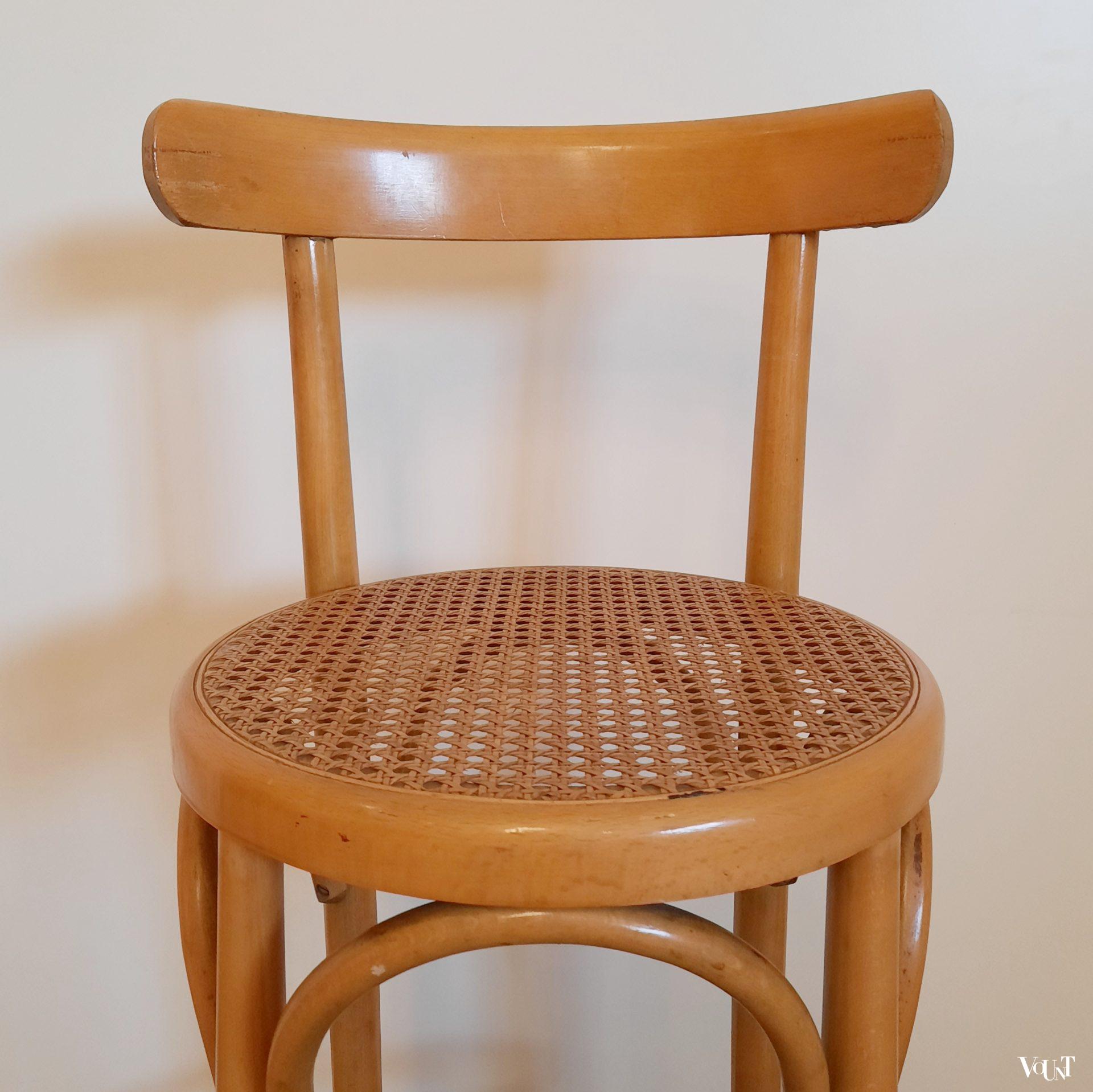 Set van 2 vintage bentwood barkrukken, jaren '70