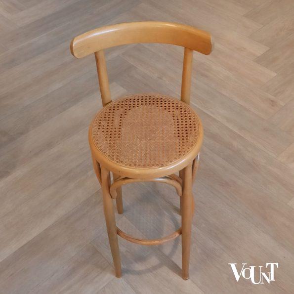 Set van 2 vintage bentwood barkrukken, jaren '70