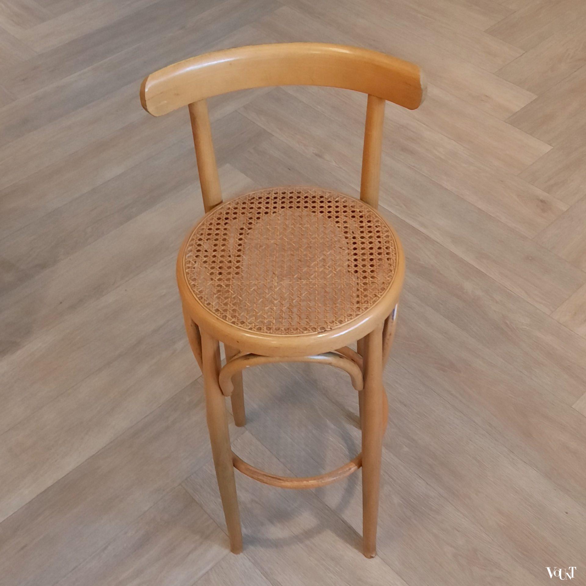 Set van 2 vintage bentwood barkrukken, jaren '70